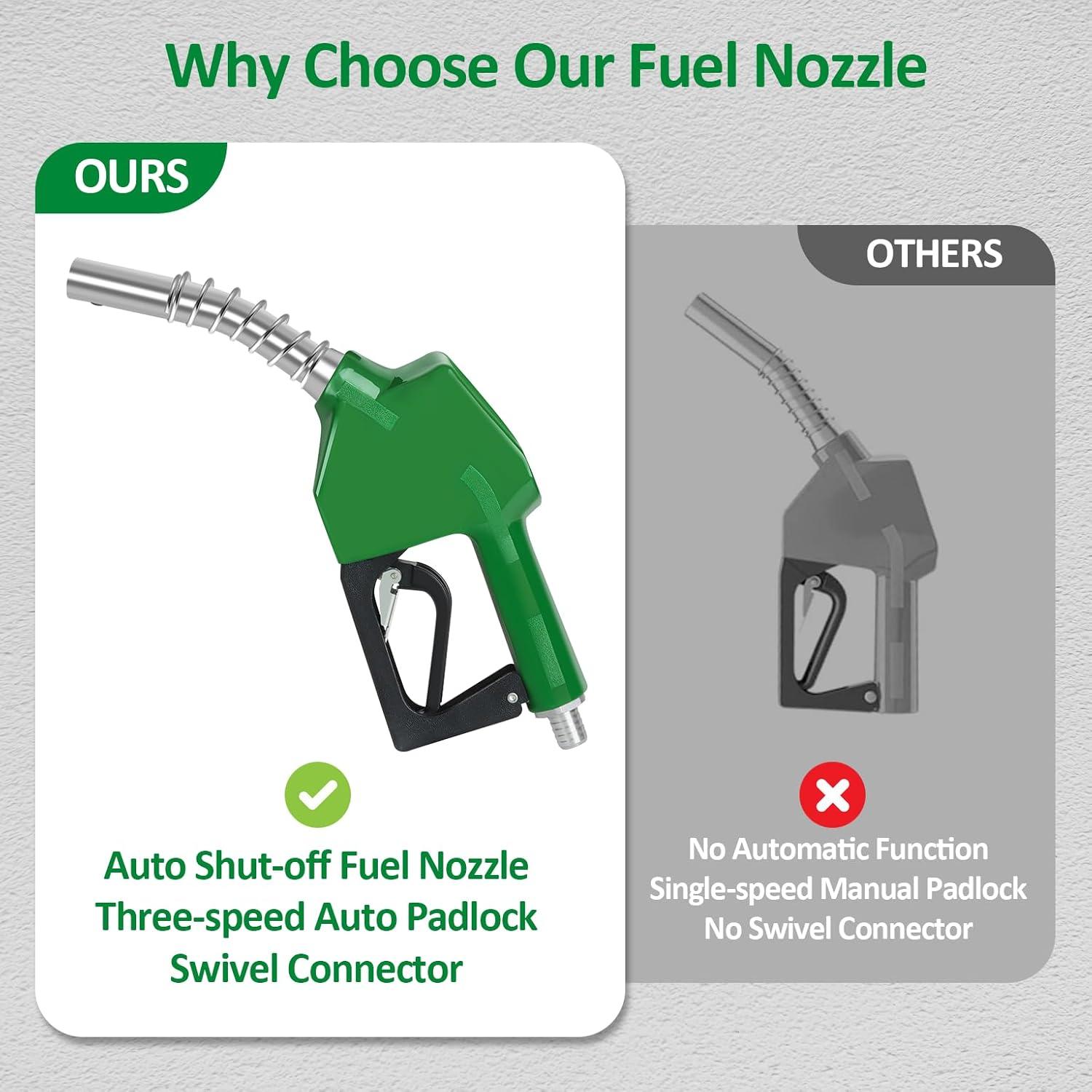 Boquilla de Combustible Automática Liaycco 3/4" NPT 60 LPM