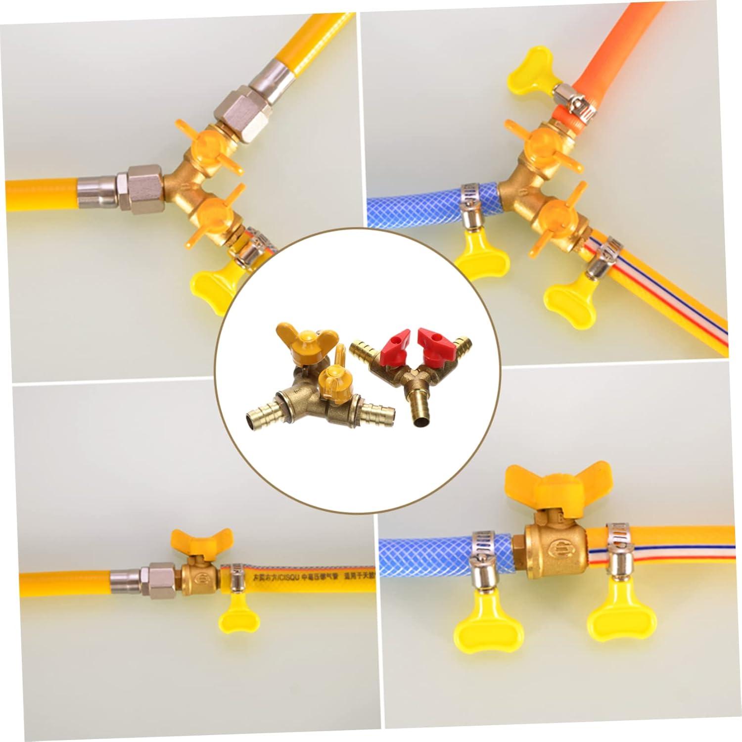 2 Válvulas de Cobre en Y para Gas LIFKICH 10x10cm