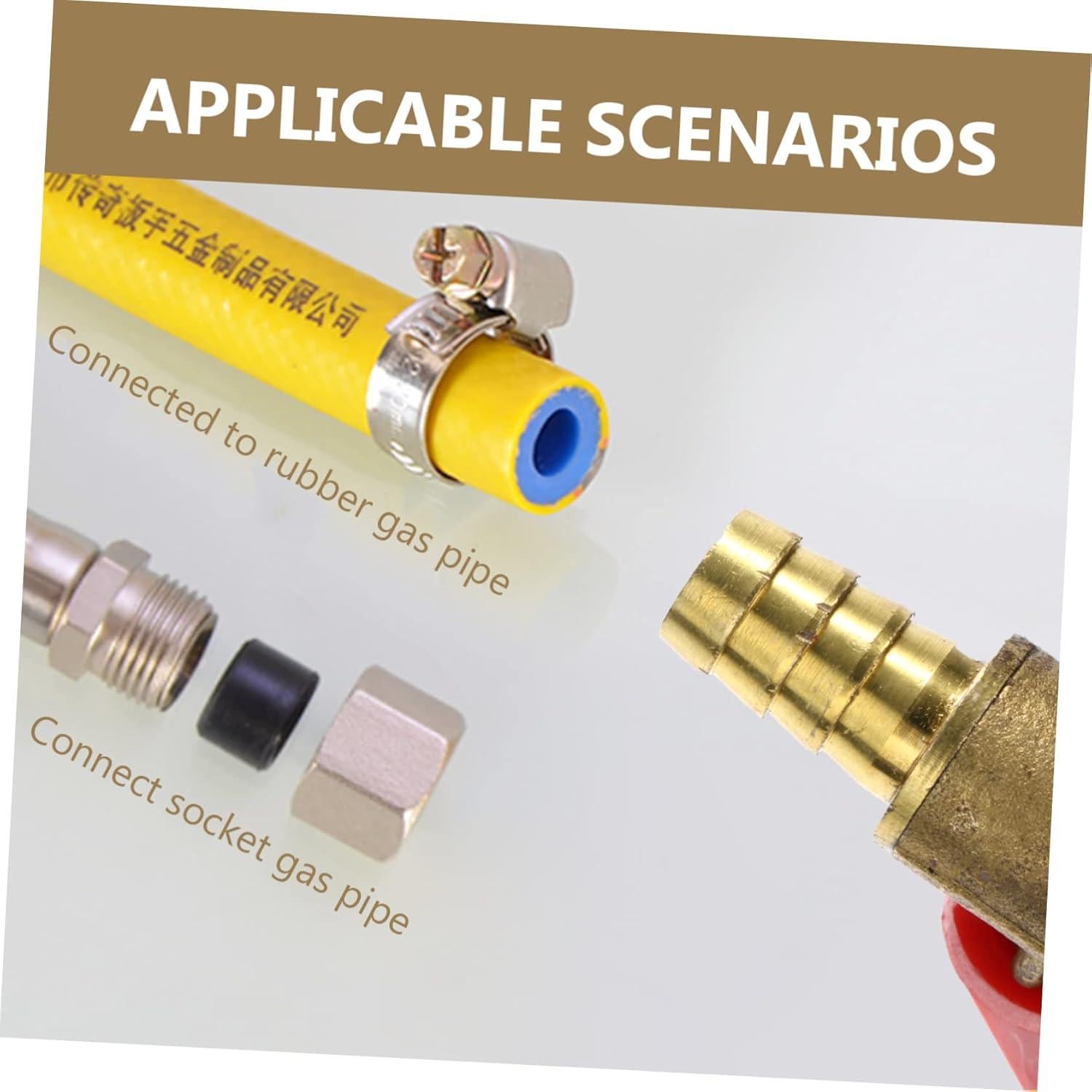 2 Válvulas de Cobre en Y para Gas LIFKICH 10x10cm