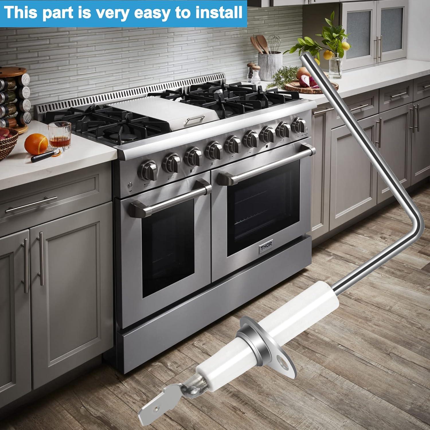 Romalon SEN01114 SEN0491 Flame Sensor Replacement Part fit for Tr-ane Gas Furnace B340888-1