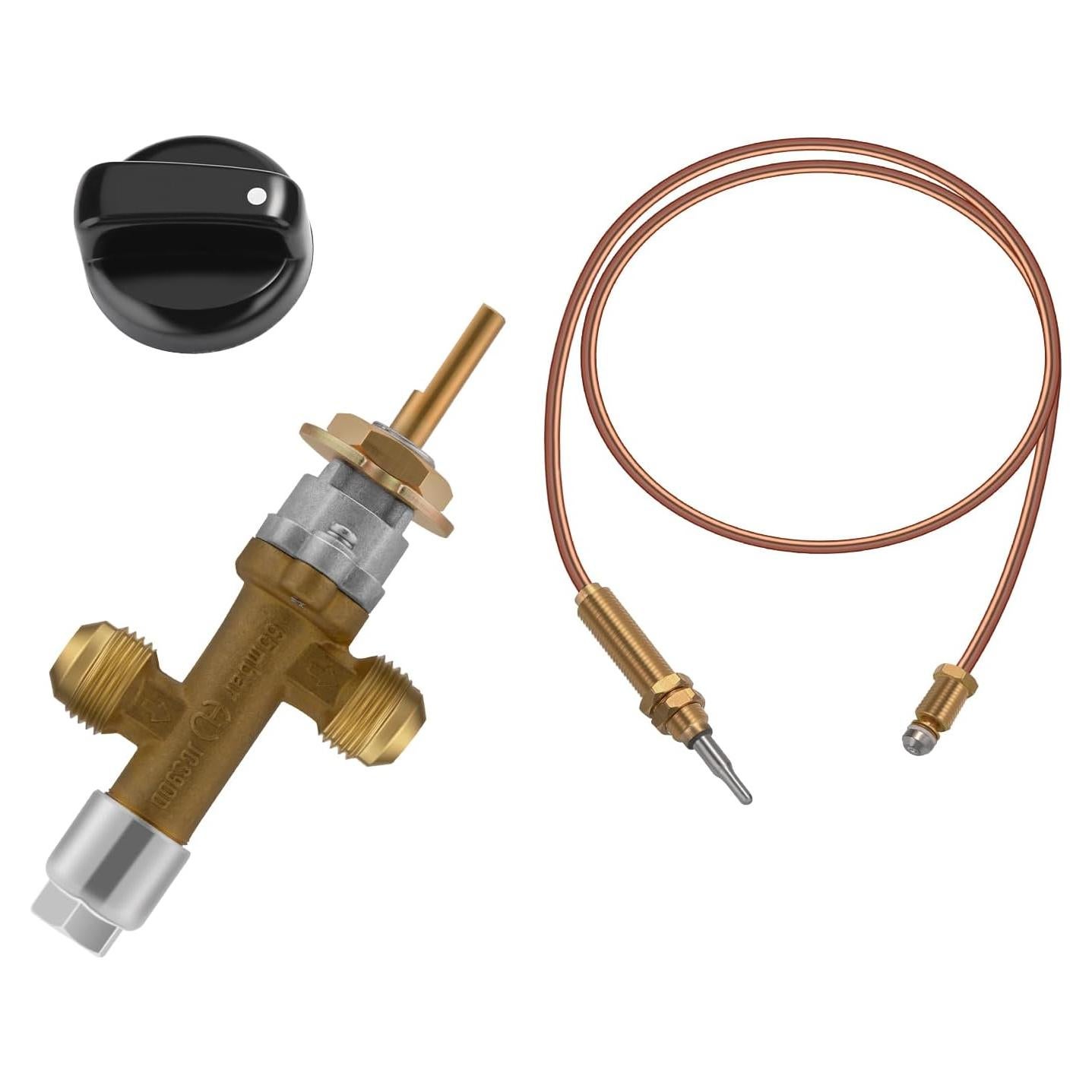 Kit Válvula de Control de Gas Propano WADEO con Termopar 600mm