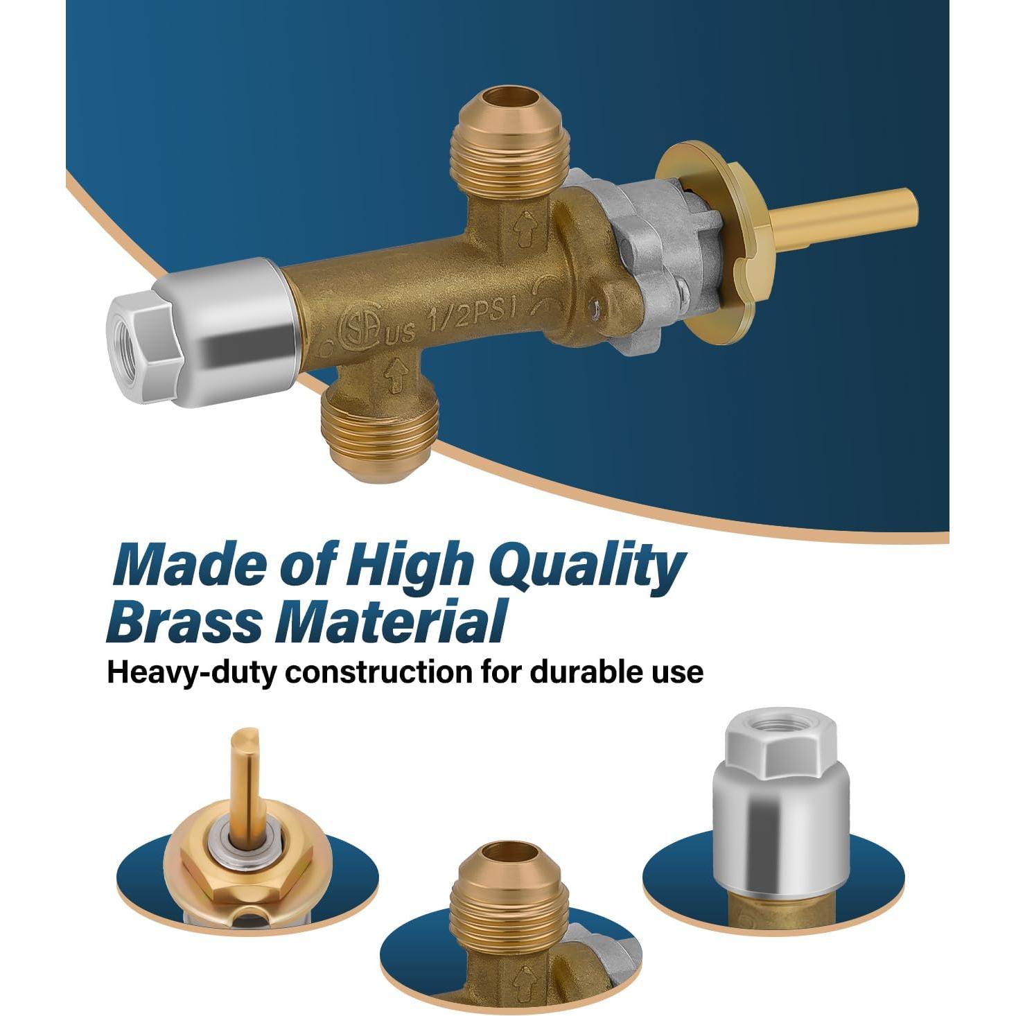 Kit Válvula de Control de Gas Propano WADEO con Termopar 600mm