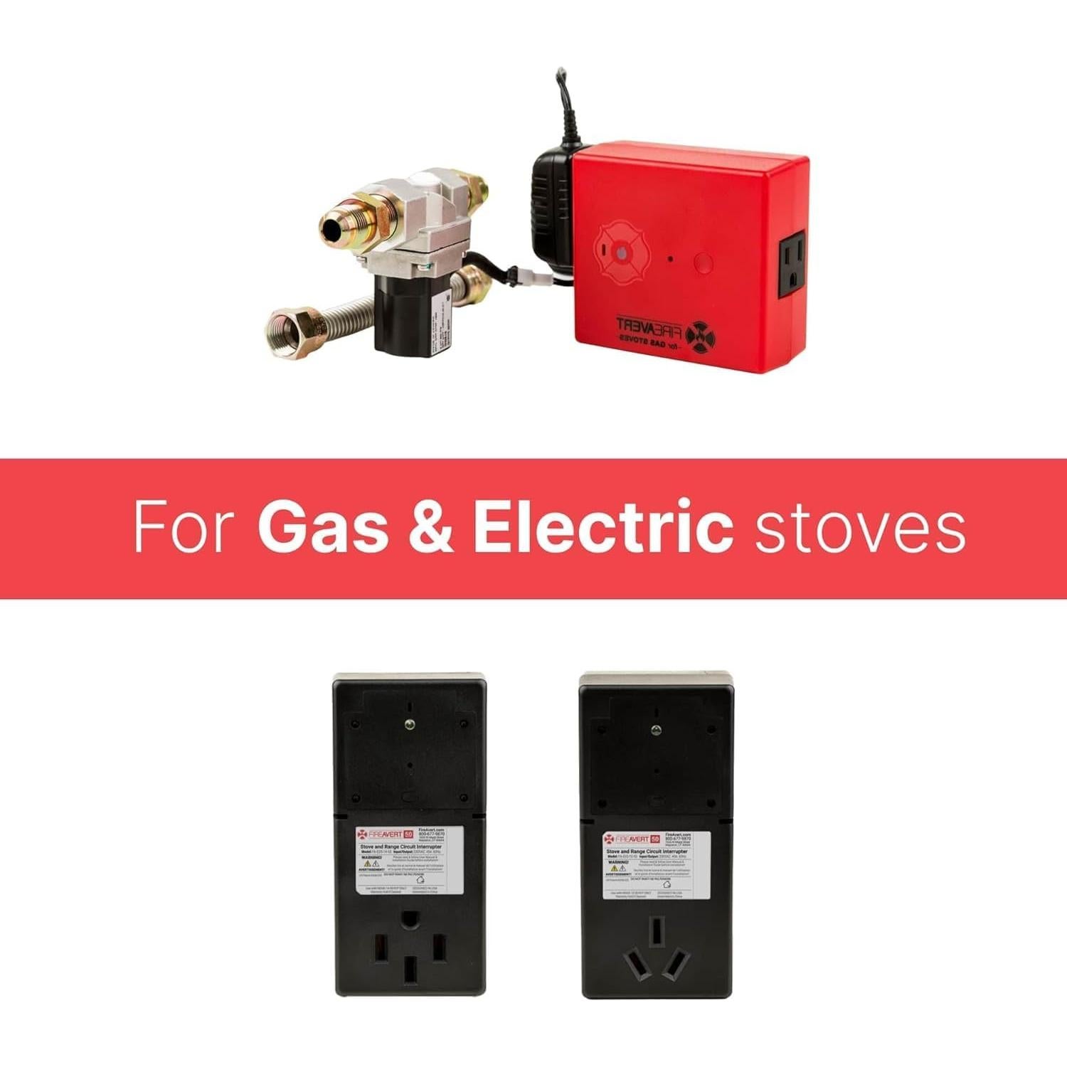 Dispositivo Apagado Automático FireAvert para Estufas a Gas - 2 Paquete