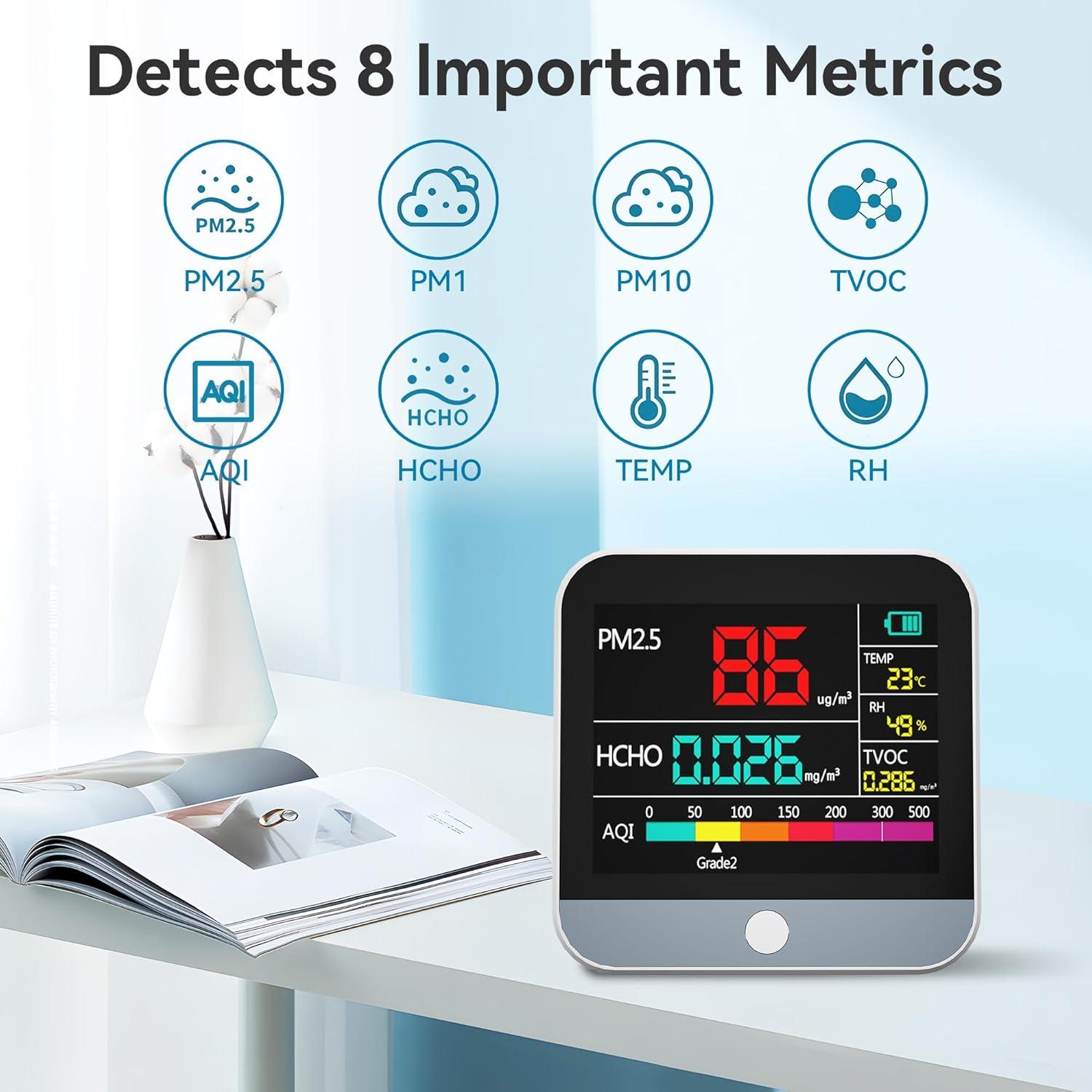 Monitor de Calidad del Aire 13 en 1 PERFORMANCE GURU DM306