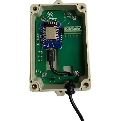 Sistema de Alerta Inteligente Myspool D05 - 4 Sensores Continuidad + 1 Voltaje