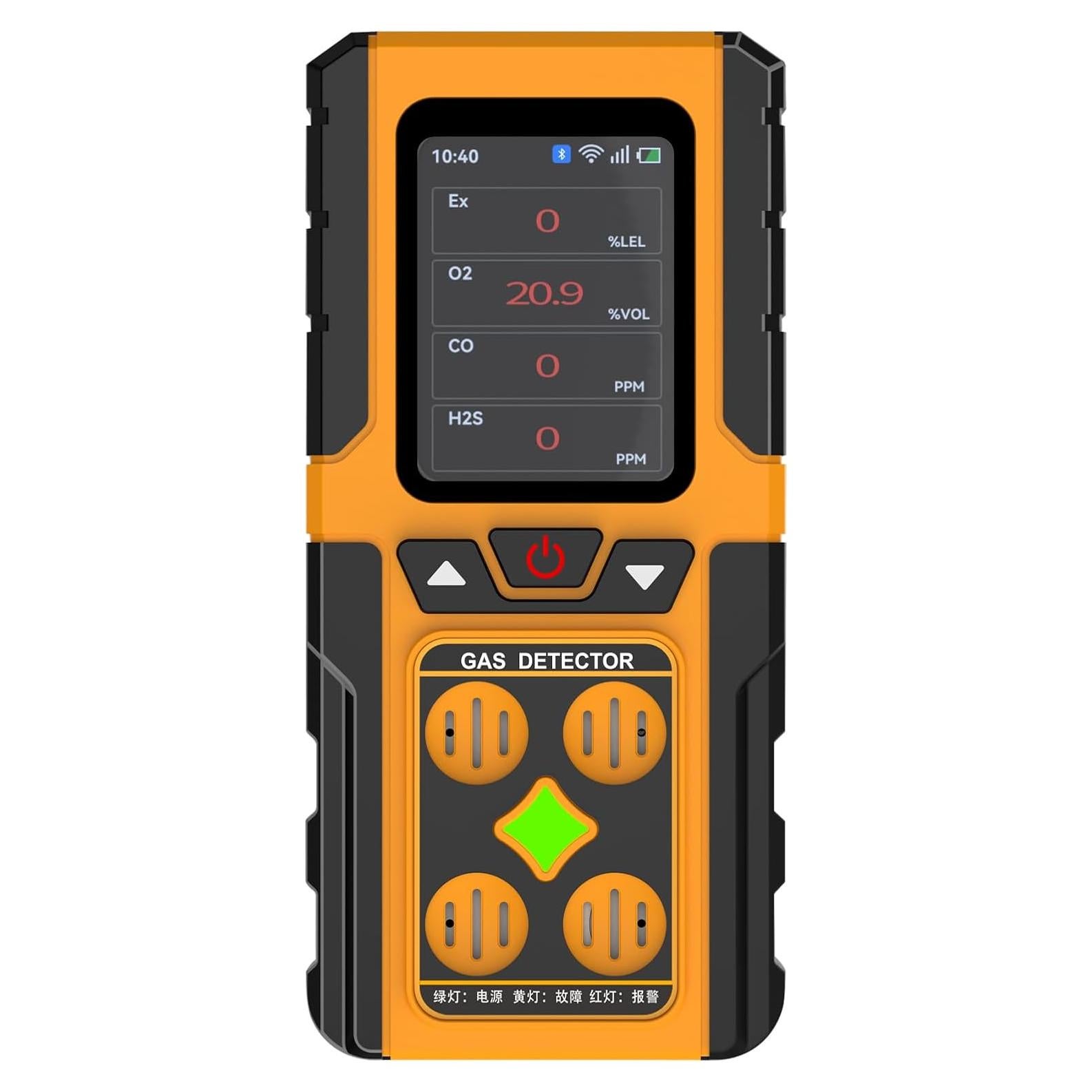 Monitor de Gas 4 en 1 WAJOHRN RC01 - H2S, O2, CO, LEL