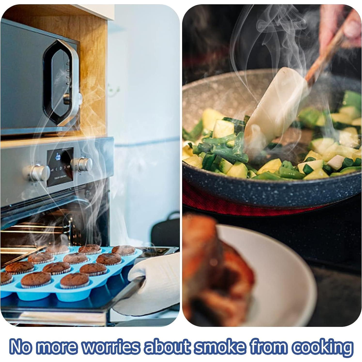 40 Cubiertas de Detector de Humo Dxmimer Azul Reutilizables