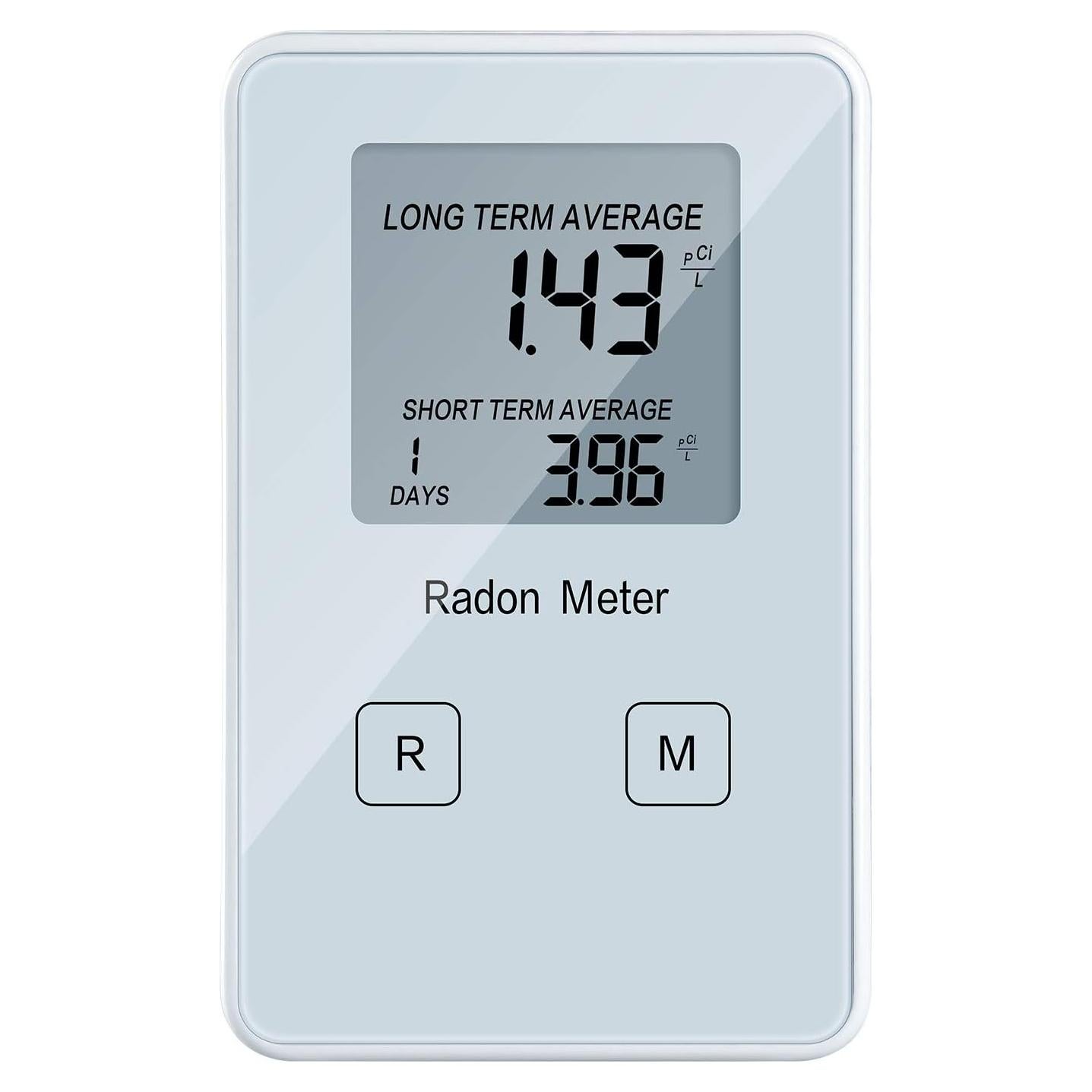 Detector de Radón Funny Kitchen HRDM-02, Portátil y Recargable