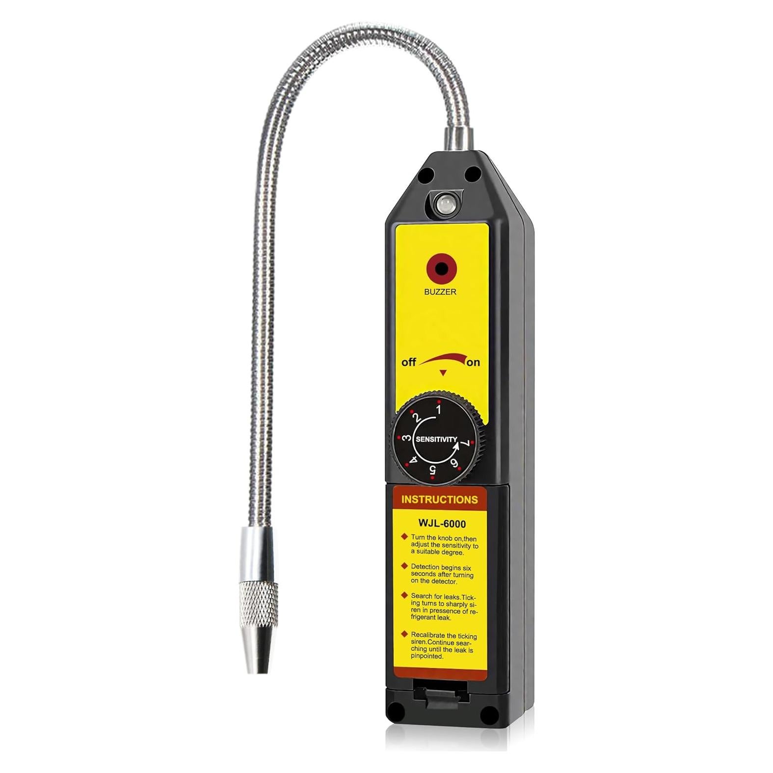 Detector de Fugas de Gas Halógeno AMTAST WJL-6000 con Alarma