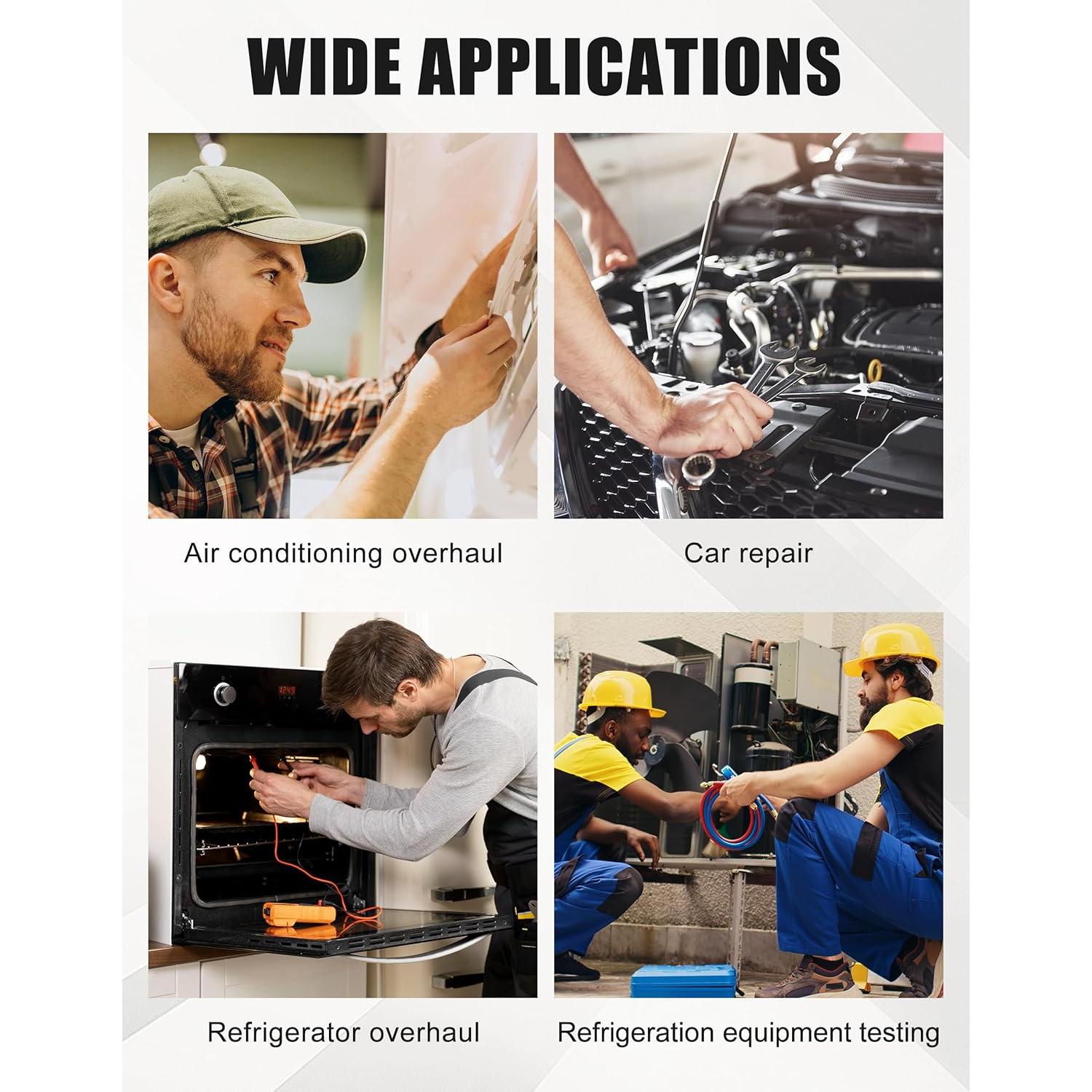 Detector de Fugas de Gas Halógeno AMTAST WJL-6000 con Alarma