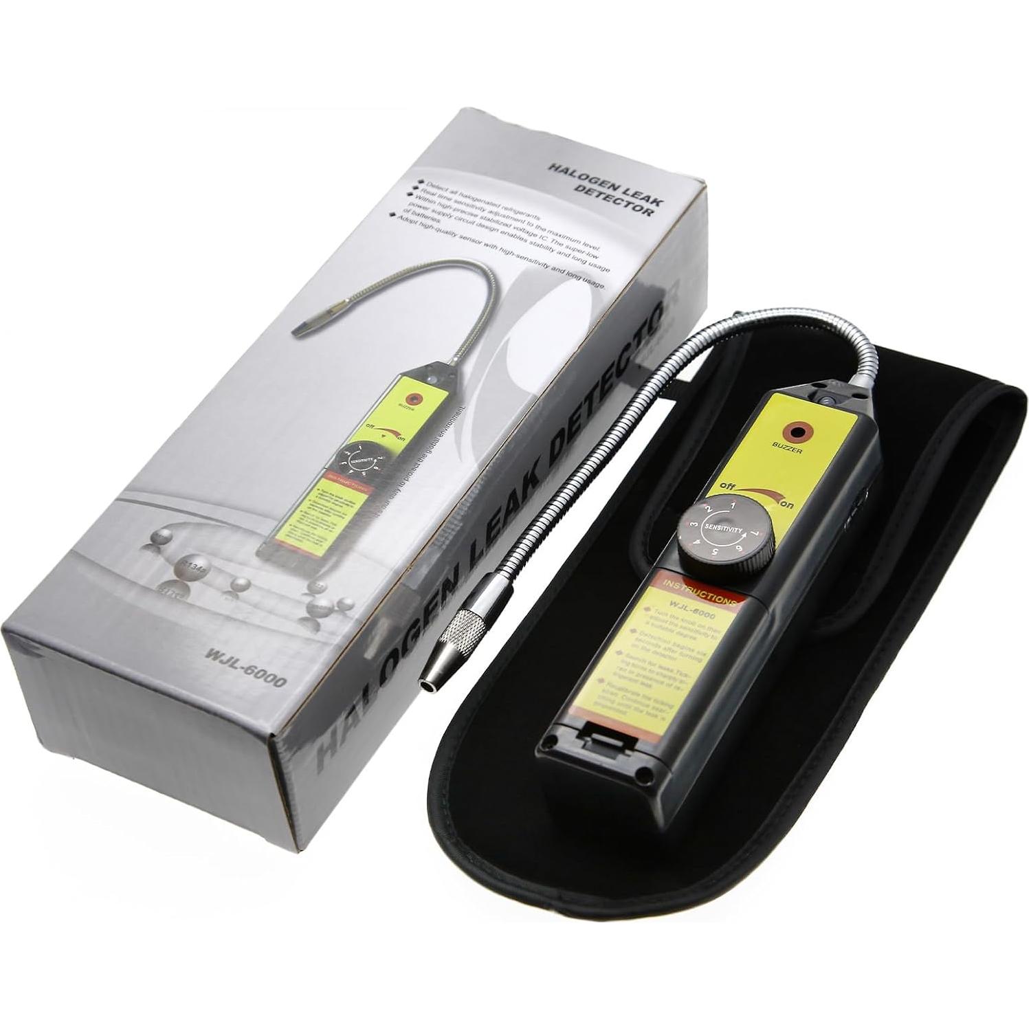 Detector de Fugas de Gas Halógeno AMTAST WJL-6000 con Alarma