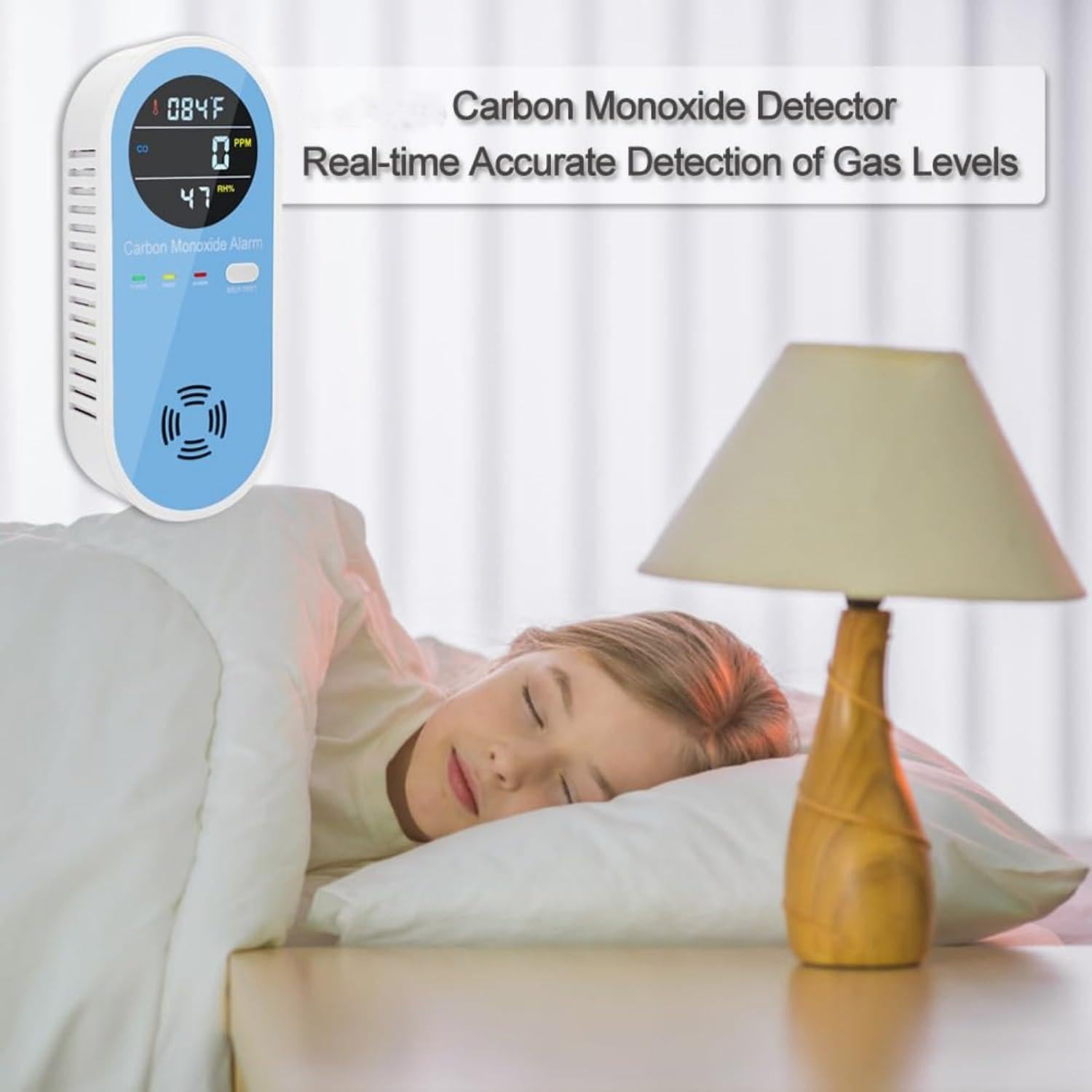 Paquete de 3 Detectores de Monóxido de Carbono CHENGHEM