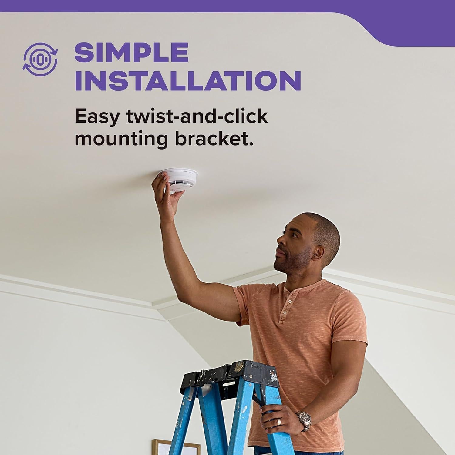 Detector de Humo y Monóxido Kidde 30CUD10-V Batería 10 Años