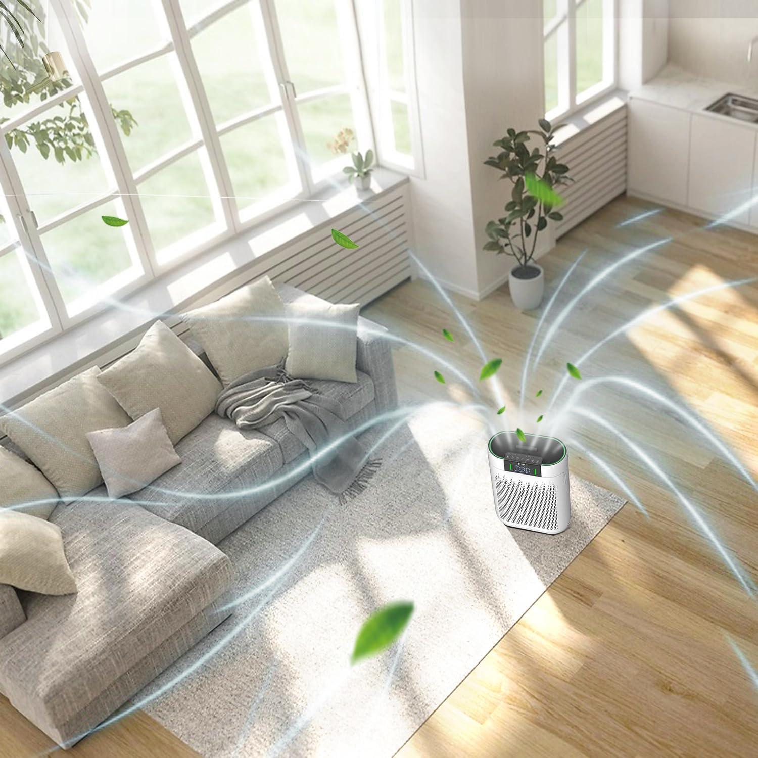 Purificador de Aire KNKA AP2000WF HEPA 162 m² WiFi Blanco