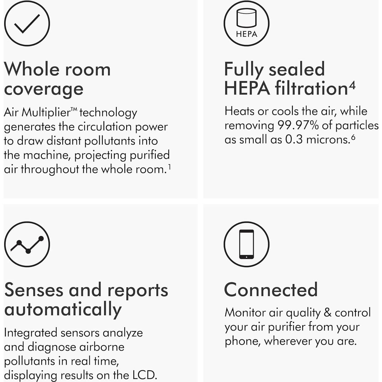 Purificador de Aire Dyson Hot+Cool HP07 - Calefactor y Ventilador