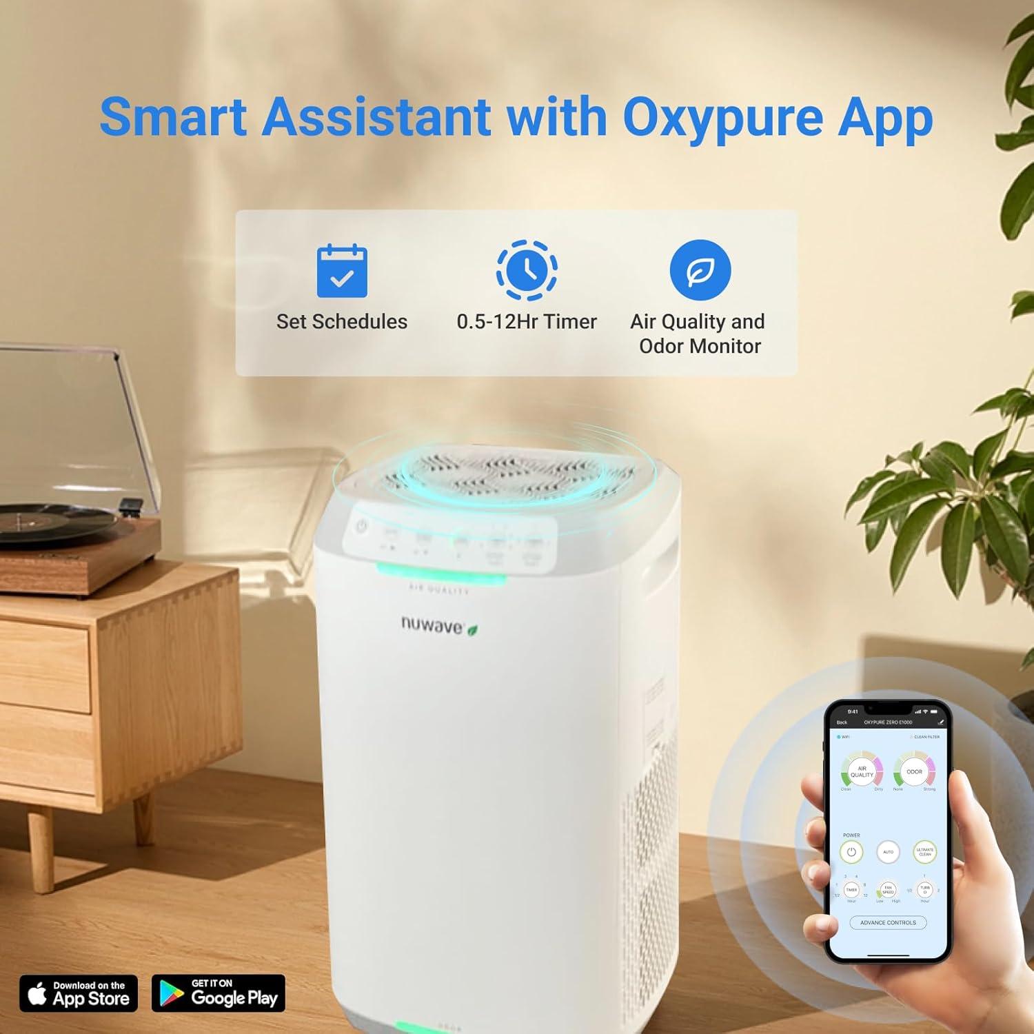 Purificador de Aire Nuwave Oxypure Zero E500 para 89.9 m²