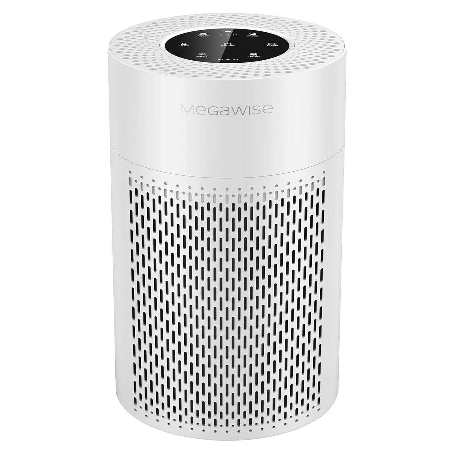 Purificador de Aire MEGAWISE EPI235A HEPA H13 87 m² Blanco