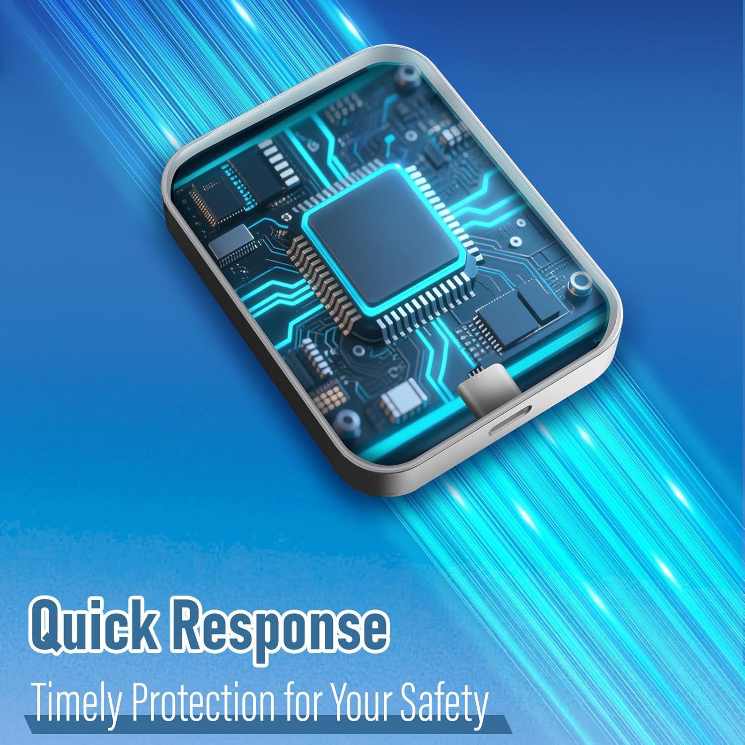 Detector de Monóxido de Carbono Portátil MOESAPU BH-X01 3-en-1