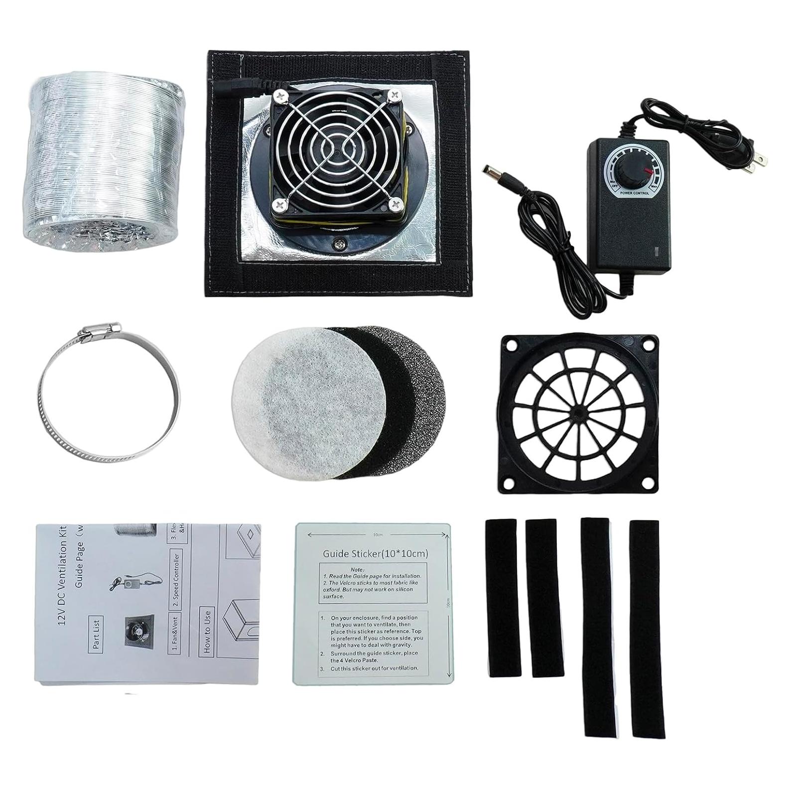 Kit de Filtro de Ventilación 12V DORUNDEA para Impresora 3D