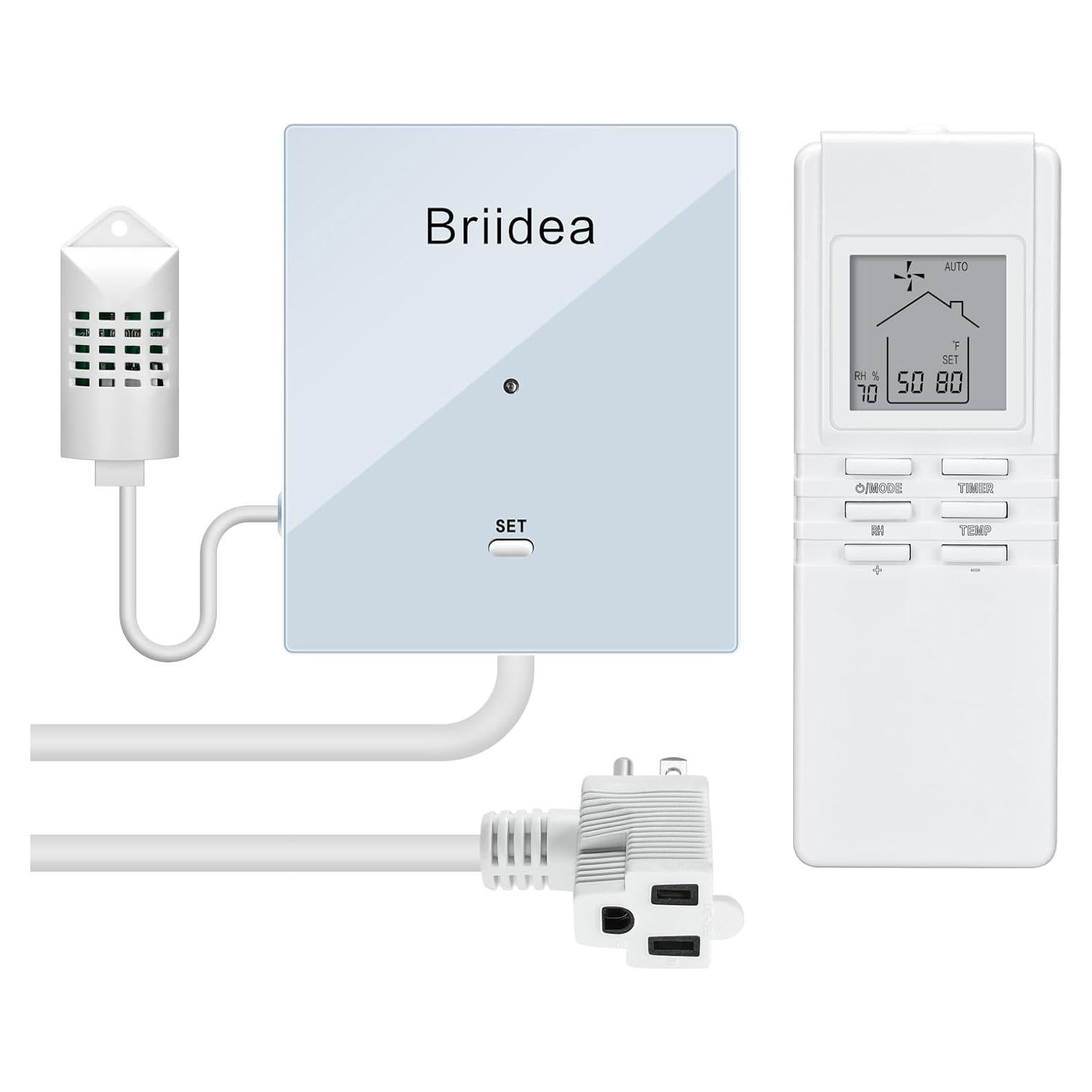 Controlador Inalámbrico de Ventilador Briidea - 360W con Sensor