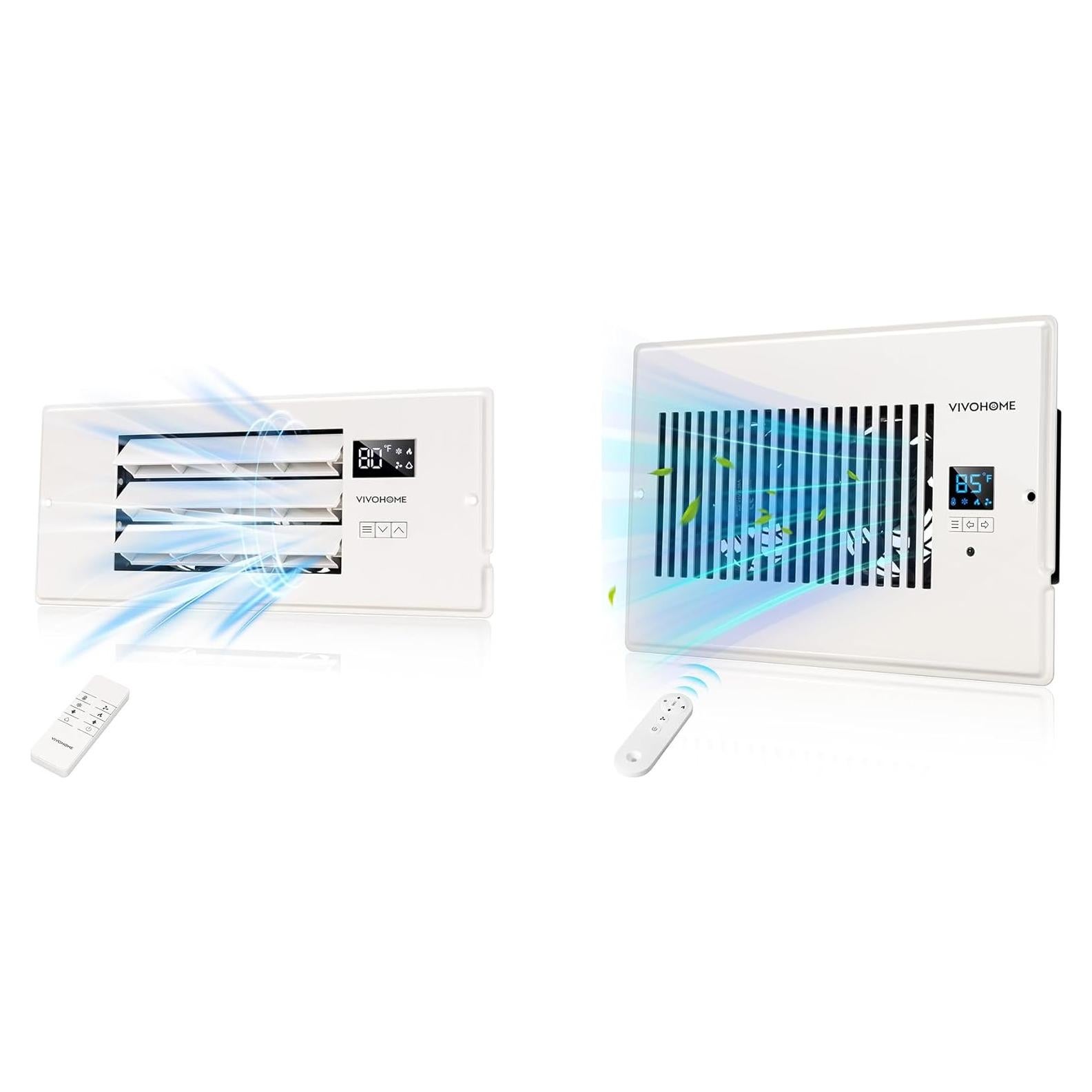 Ventilador Aumentador de Registro VIVOHOME 4"x12" y 6"x10"