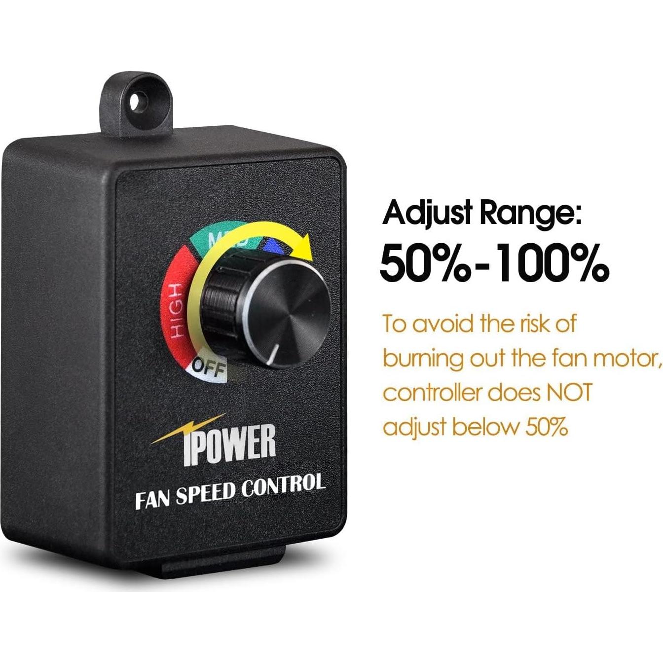 iPower Ventilador Inline 4" 195 CFM + Filtro Carbono + Conducto 2.44m