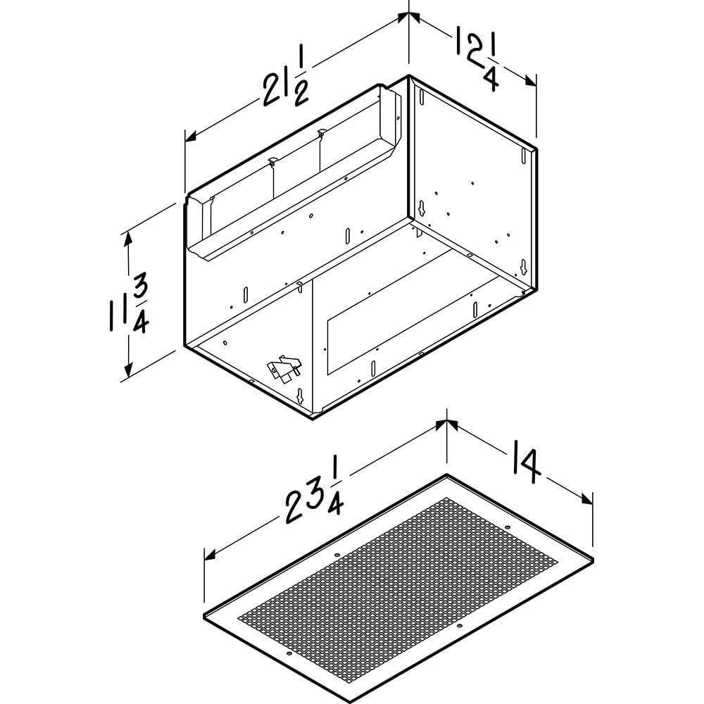 Ventilador de Extracción Broan-NuTone L400, 434 CFM, 2.3 Sones