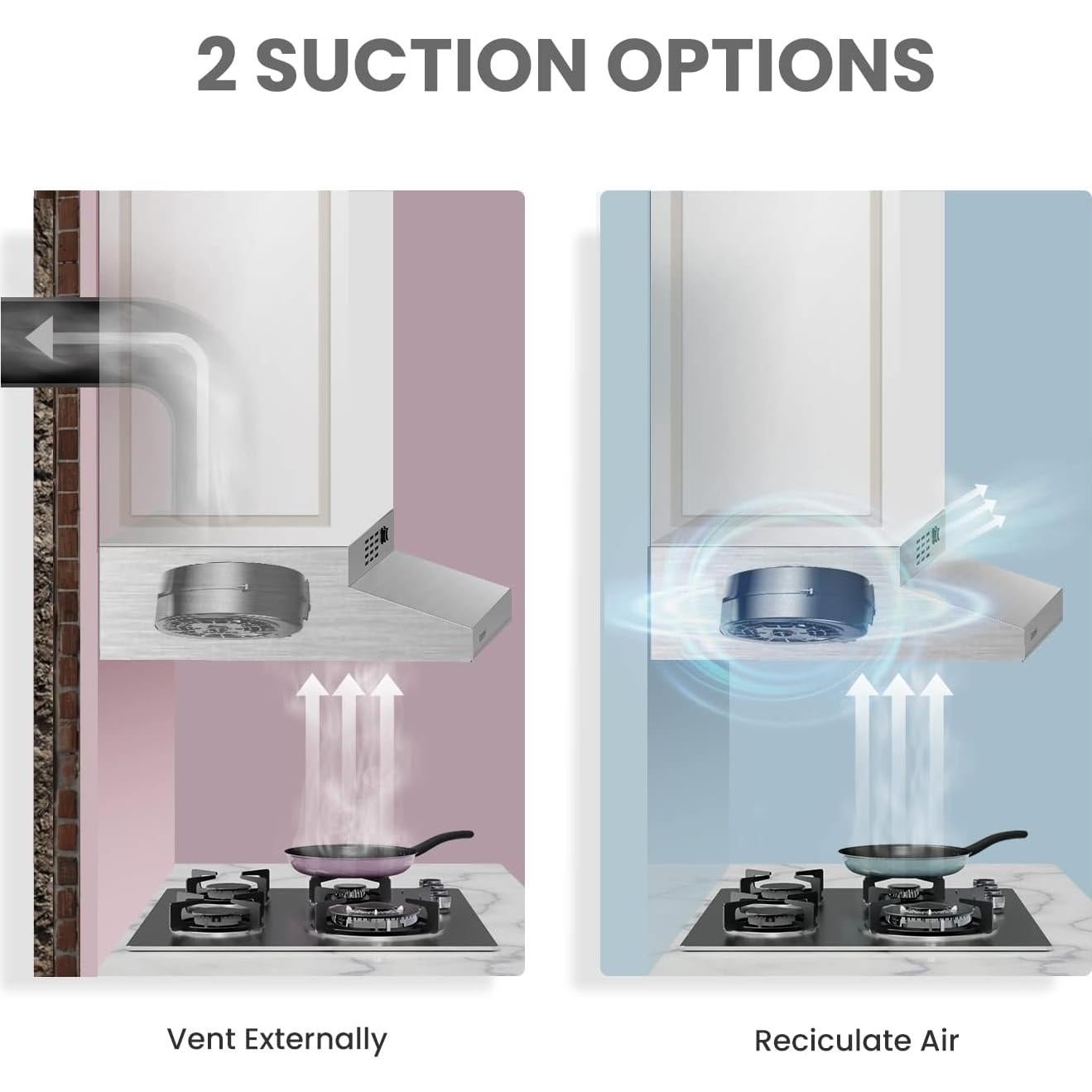 Campana Extractora Comfee CVU30W2AST 30" Acero Inoxidable 200 CFM