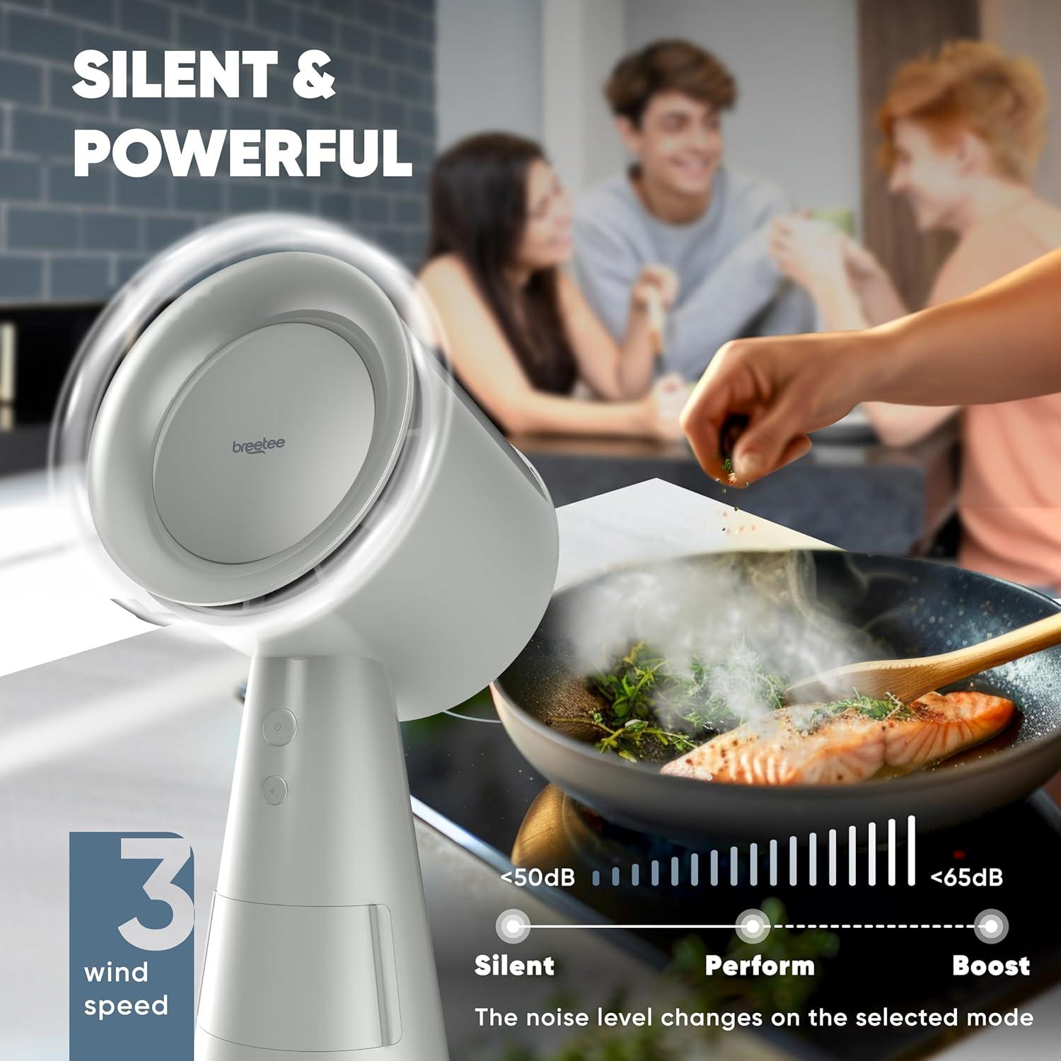 Campana Extractora Portátil Breetee AH003 - 3 Velocidades, 1200 m³/h