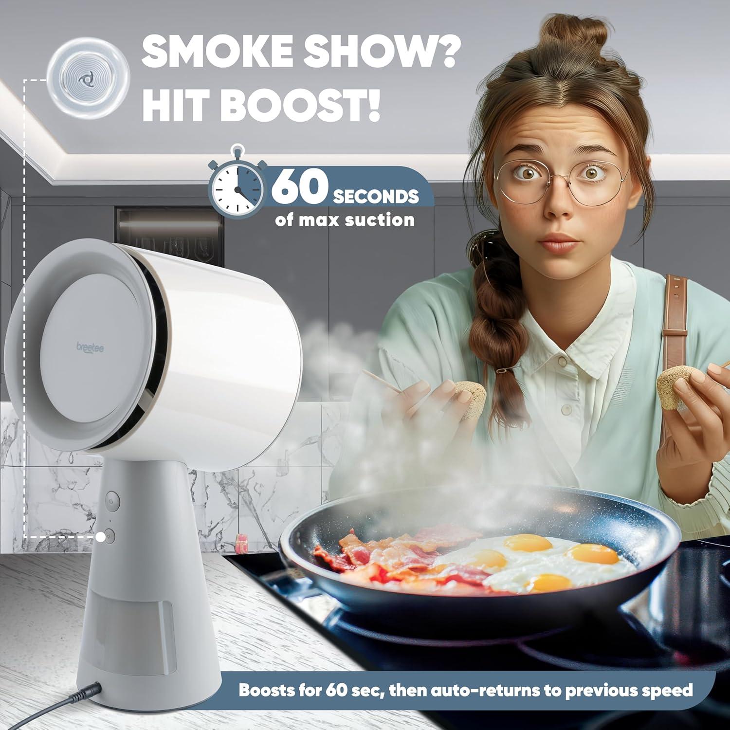 Campana Extractora Portátil Breetee AH003 - 3 Velocidades, 1200 m³/h