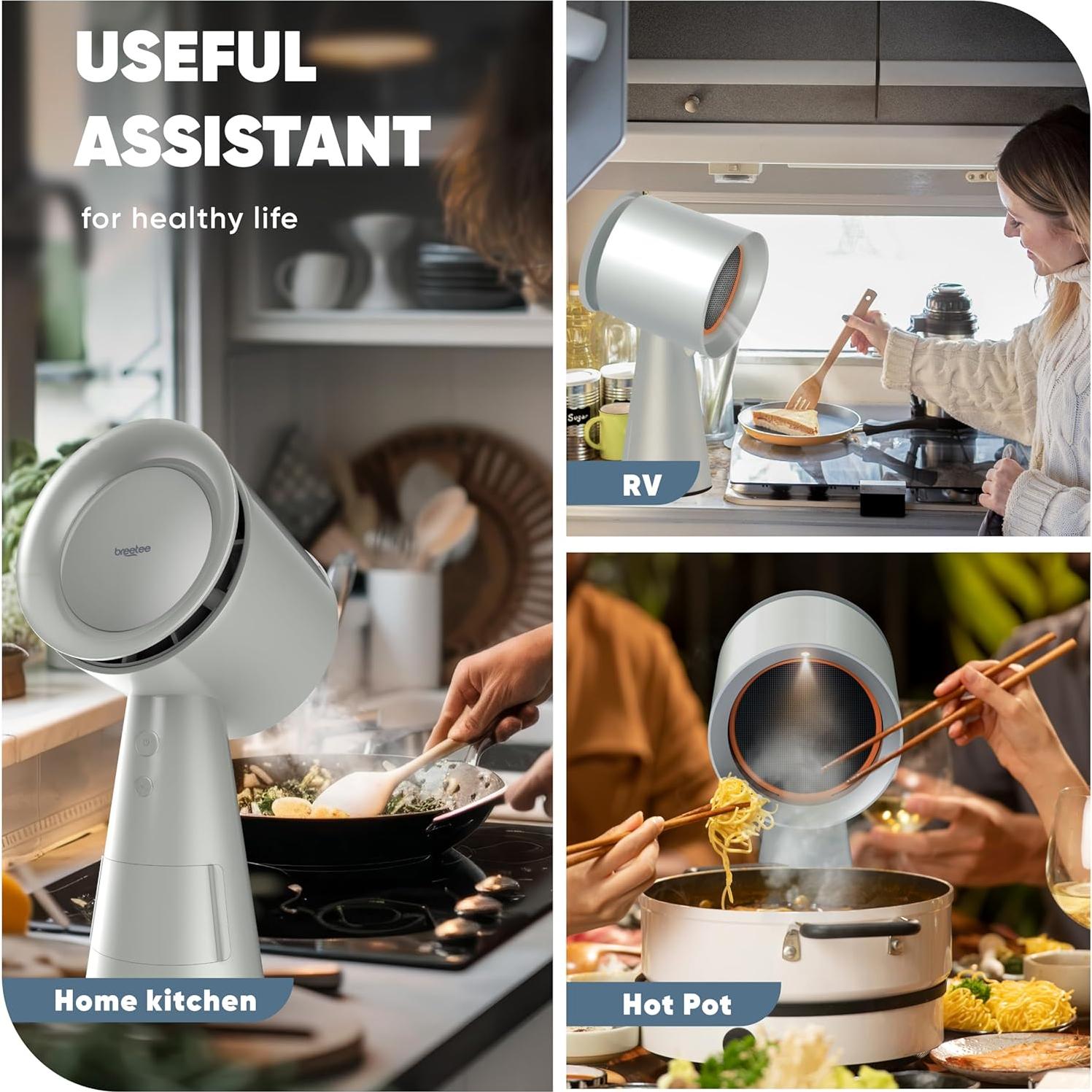 Campana Extractora Portátil Breetee AH003 - 3 Velocidades, 1200 m³/h