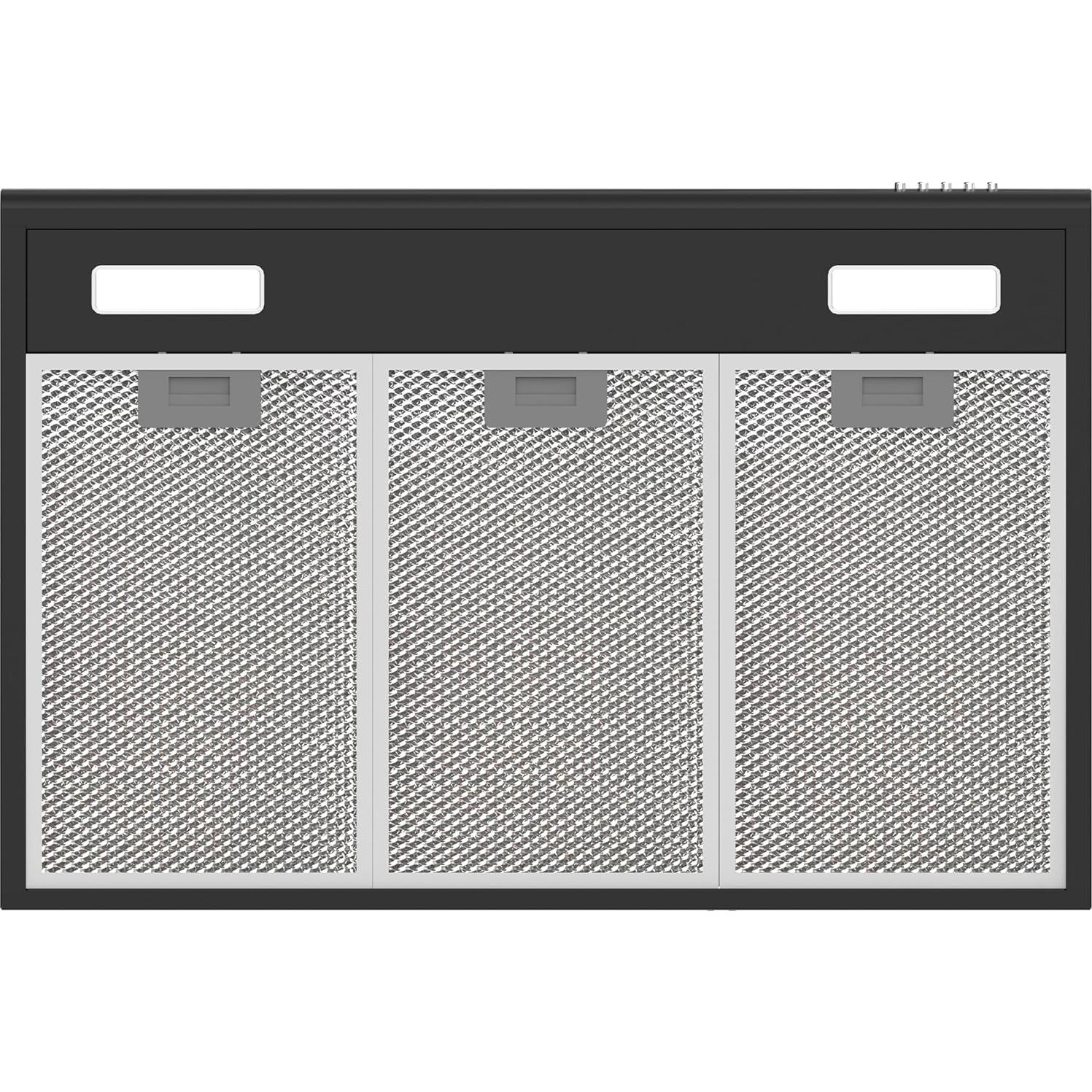 Campana Extractora CIARRA 30" Negra Bajo Gabinete 3 Velocidades