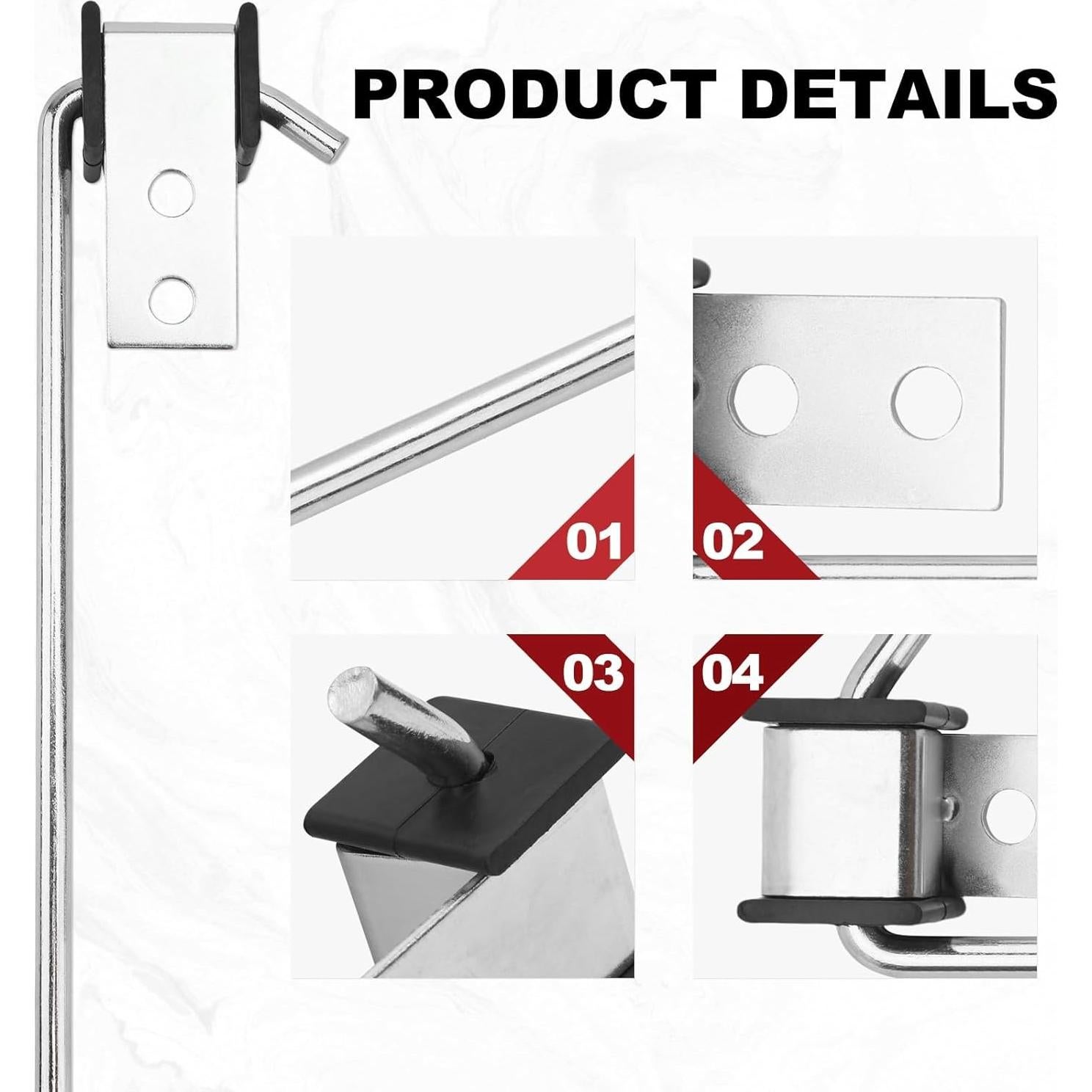 Kit Soporte Escape Universal Joytrace 4 Piezas Acero 10"