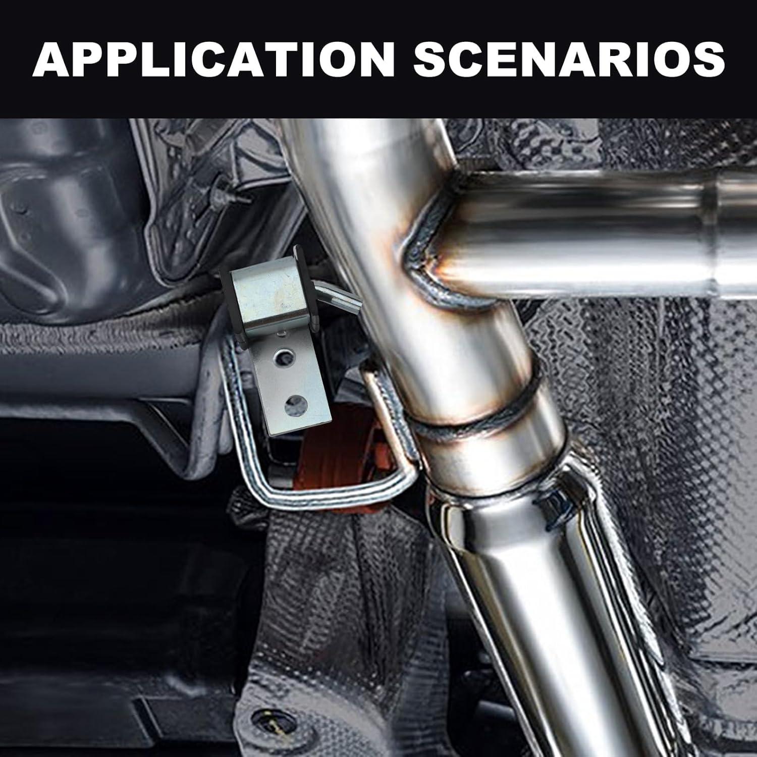 Kit Soporte Escape Universal Joytrace 4 Piezas Acero 10"