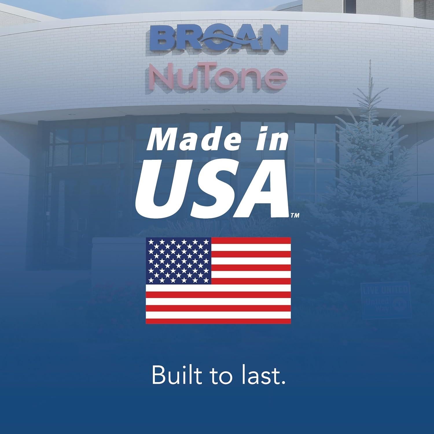 Ventilador Extractor de Baño Broan-NuTone AE110 110 CFM Blanco