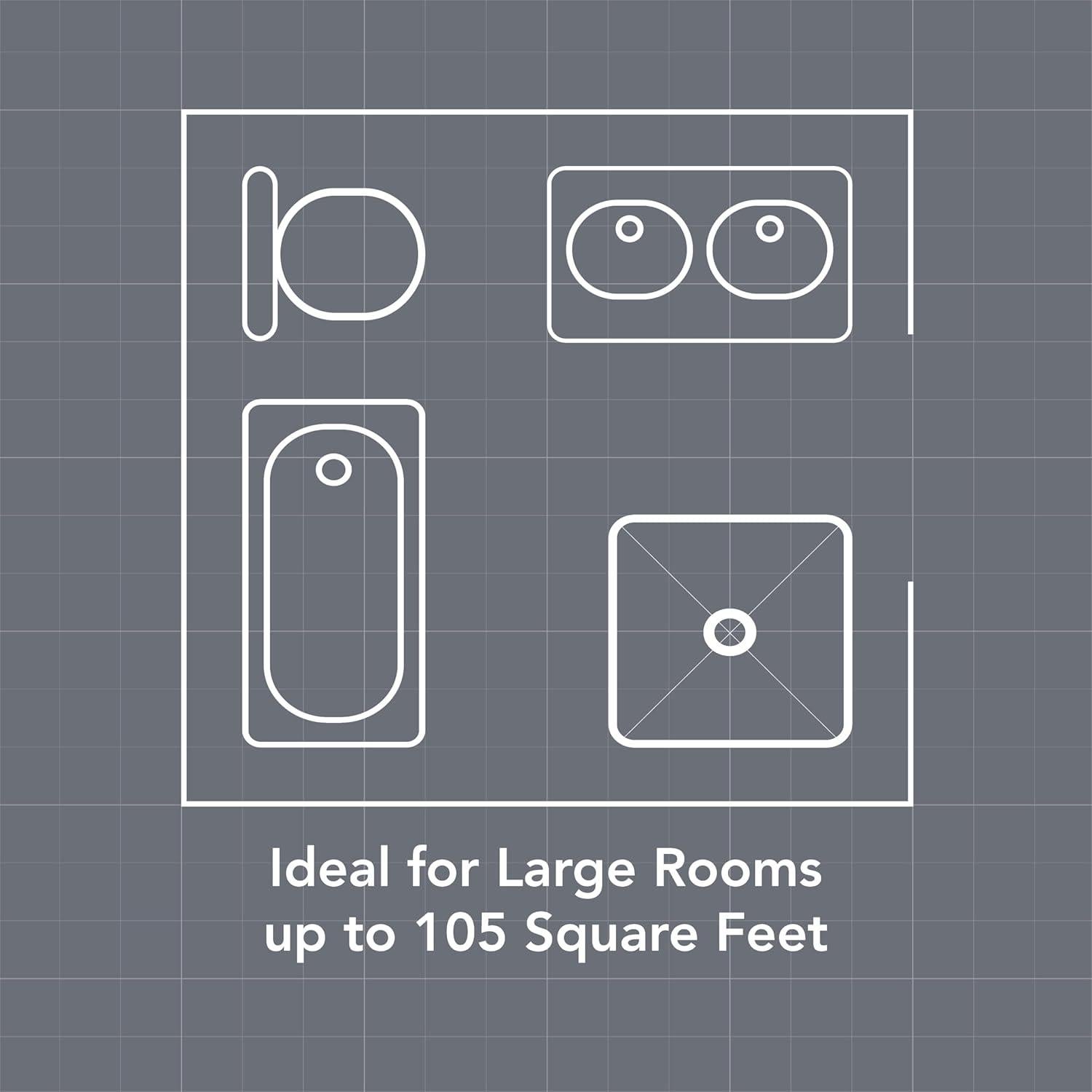 Ventilador Extractor de Baño Broan-NuTone AE110 110 CFM Blanco