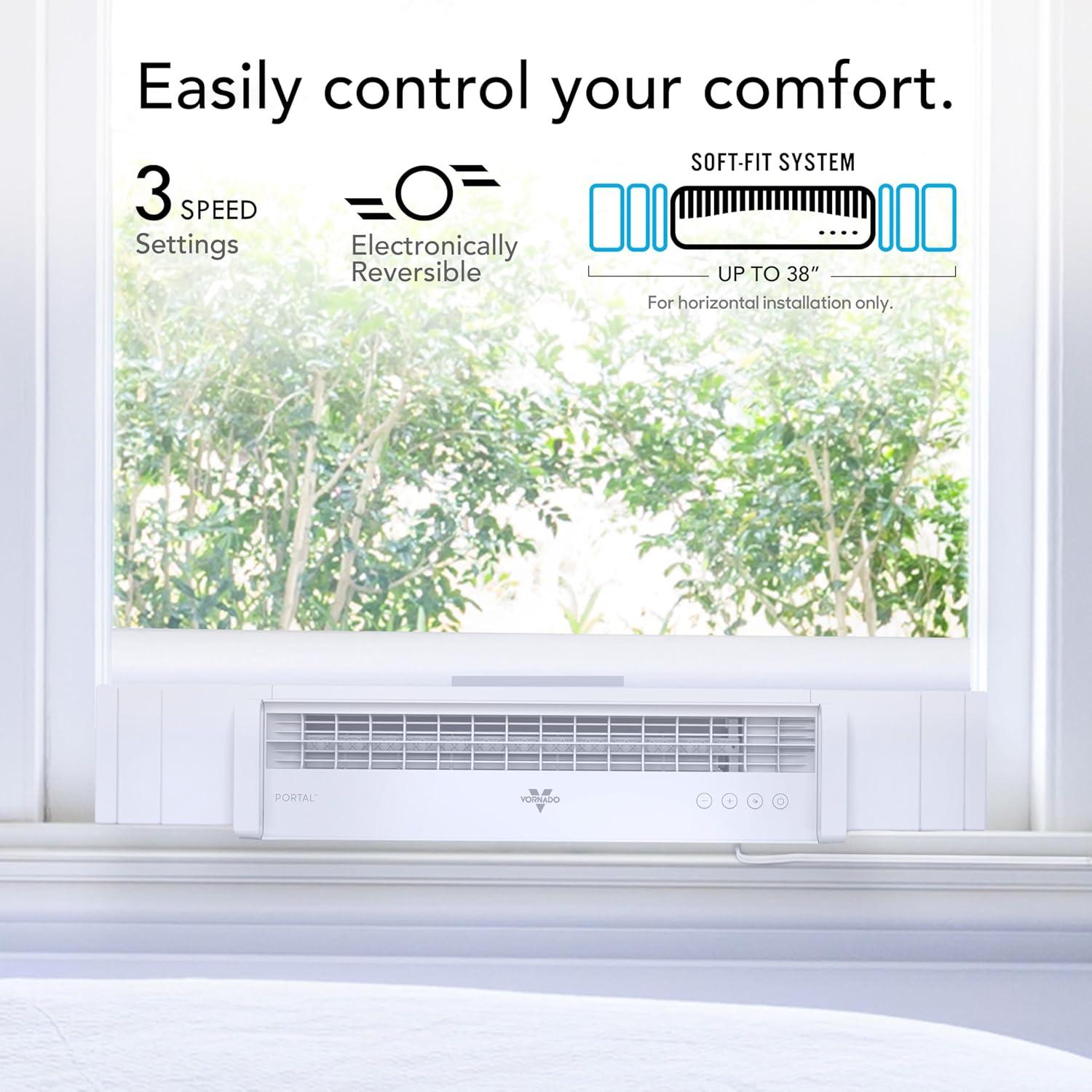 Ventilador de Ventana Vornado PORTAL 3 Velocidades Blanco