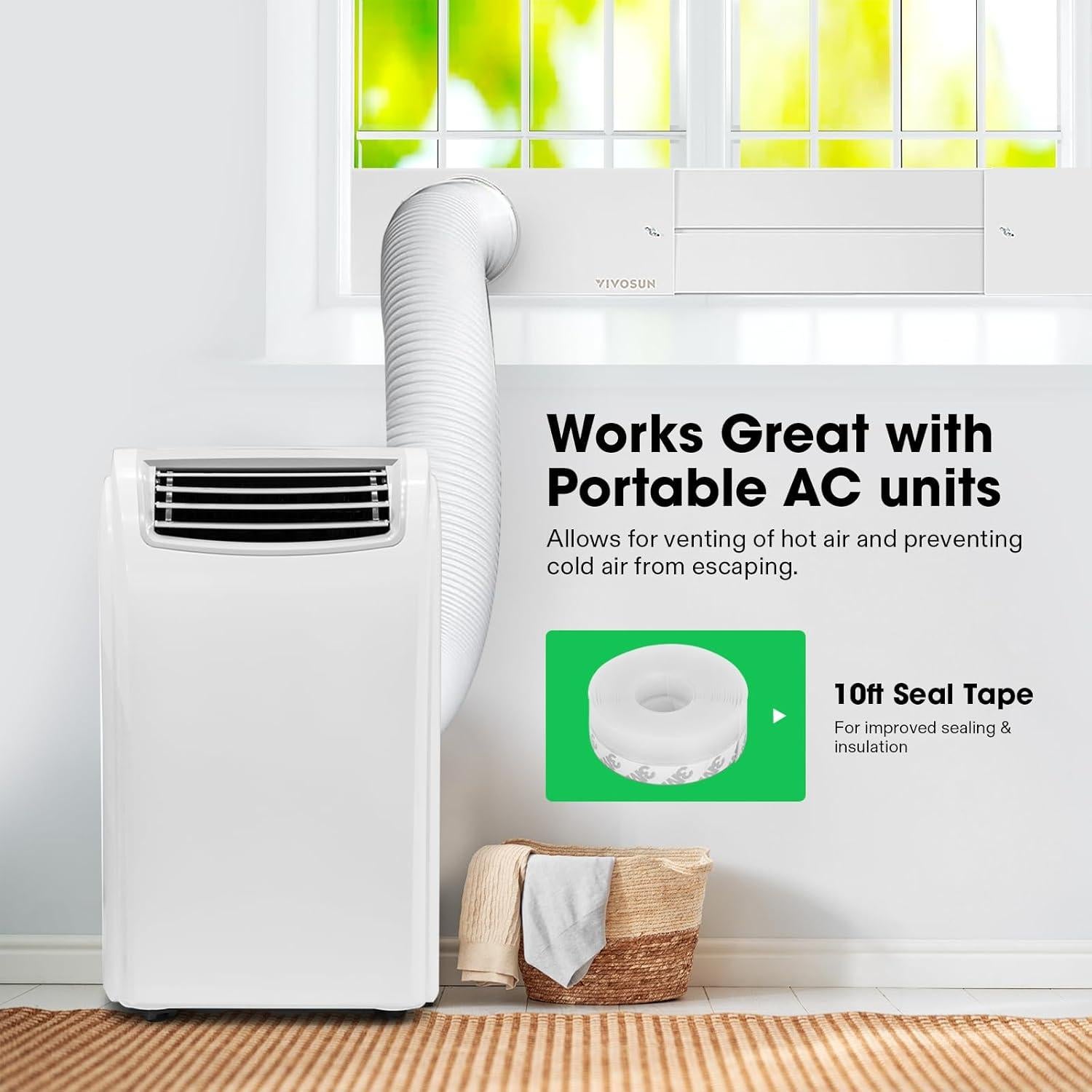 Kit de Ventilación para Ventana VIVOSUN hasta 154.9 cm