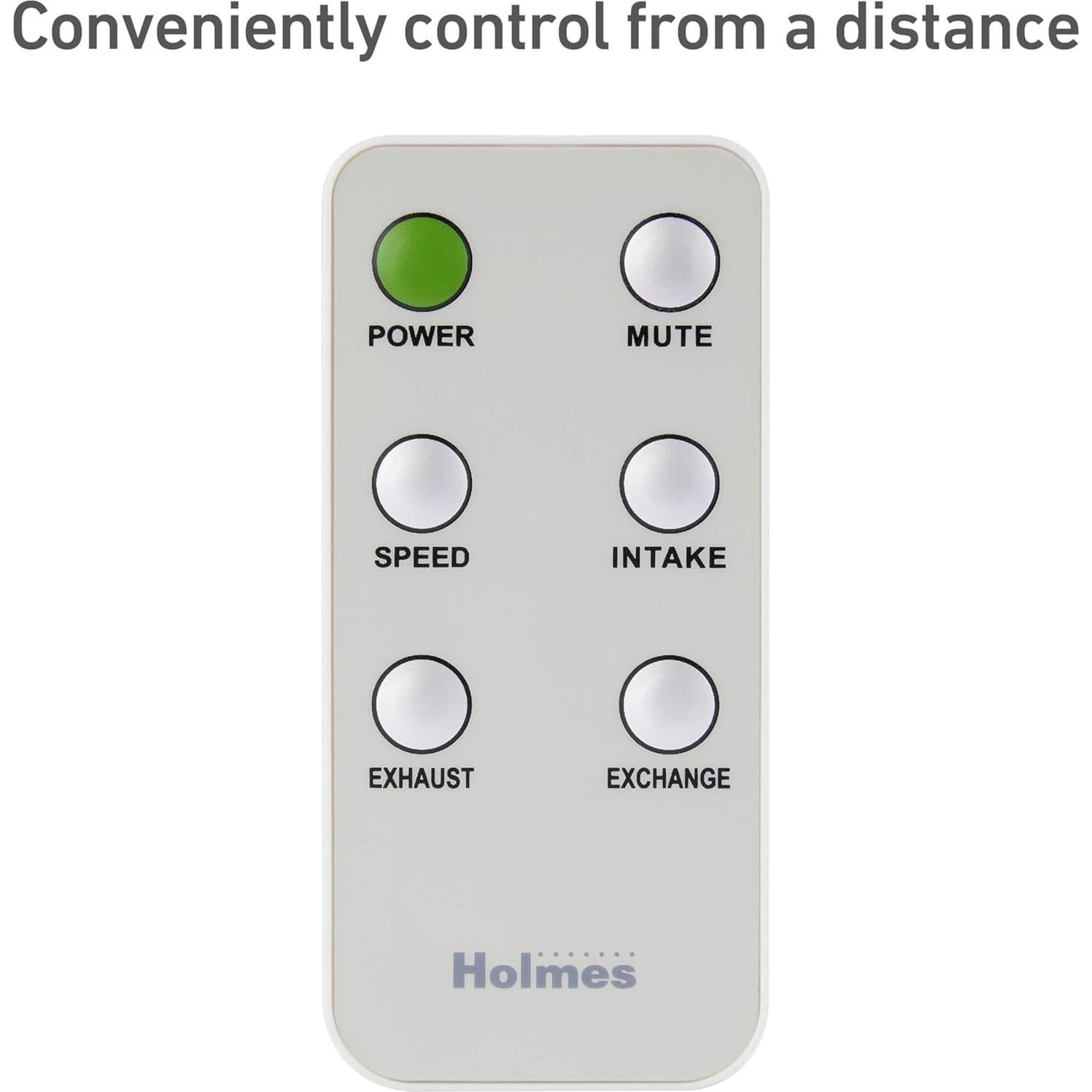 Ventilador de Ventana Digital Doble HOLMES 9" Blanco 3 Velocidades