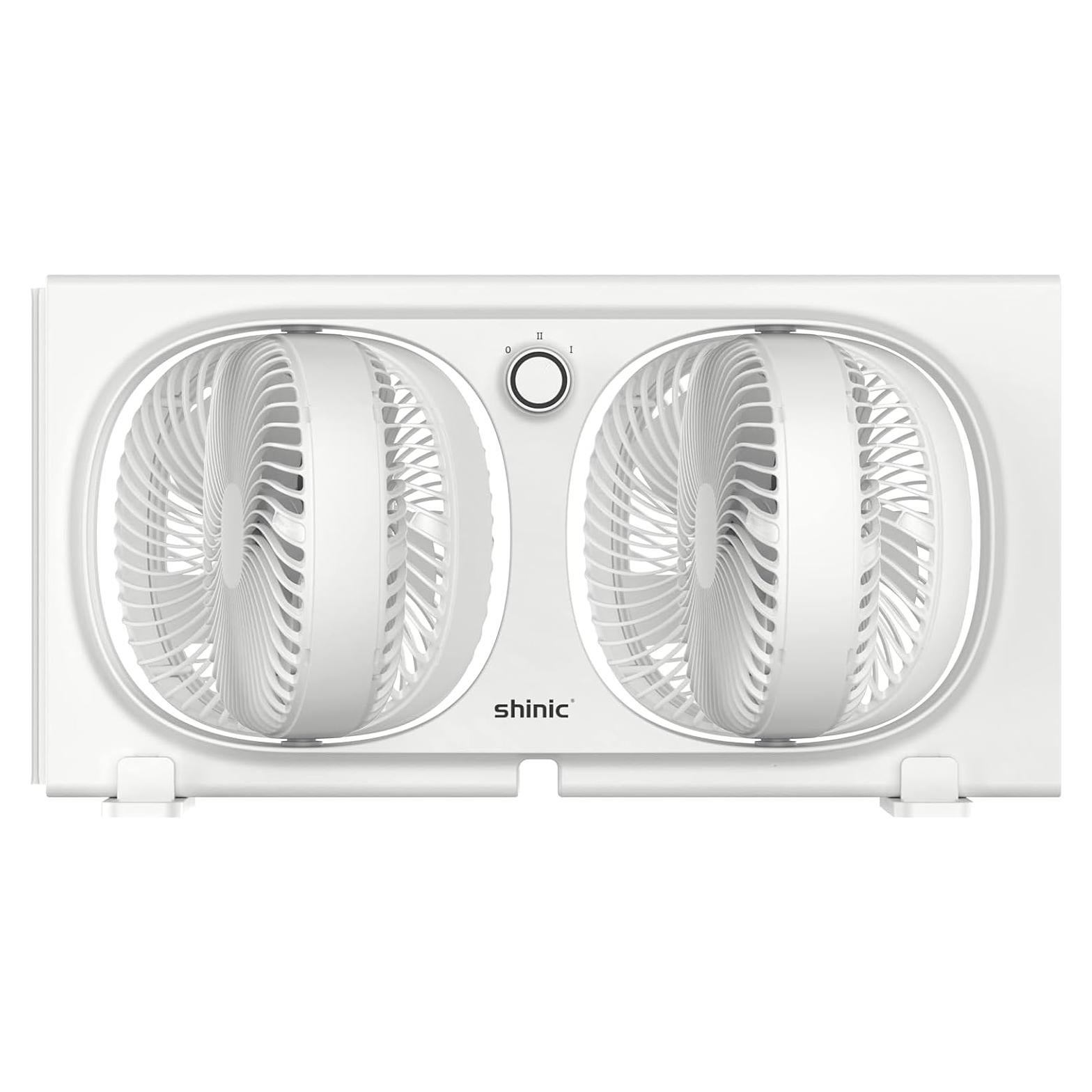 Ventilador de Ventana Doble Shinic WD18-9 70W 2 Velocidades