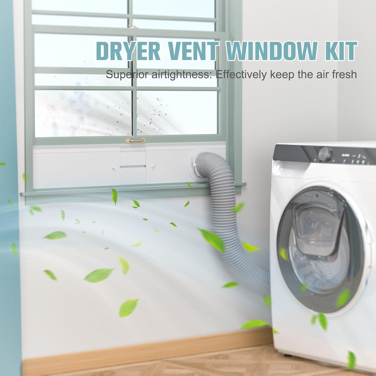 Kit de Ventilación de Ventana HOXHA para Secadora 4"