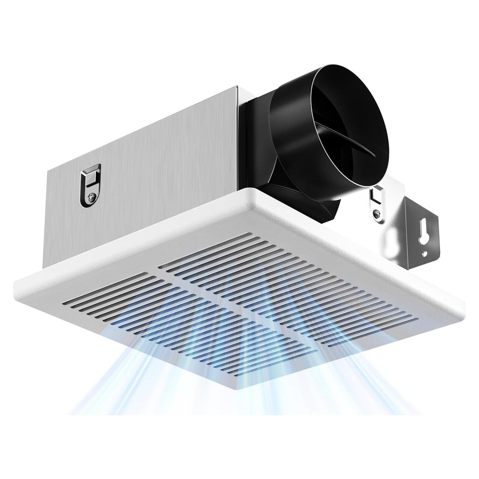 Ventilador Extractor de Baño Amico 80 CFM 1 Sone Blanco