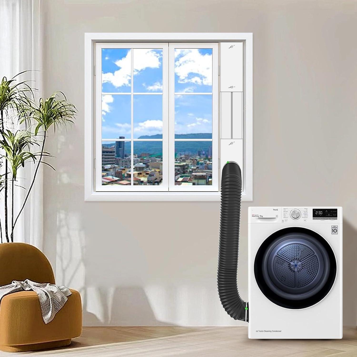 Kit de Ventana Ajustable Phopich para Conducto de Secadora 4"