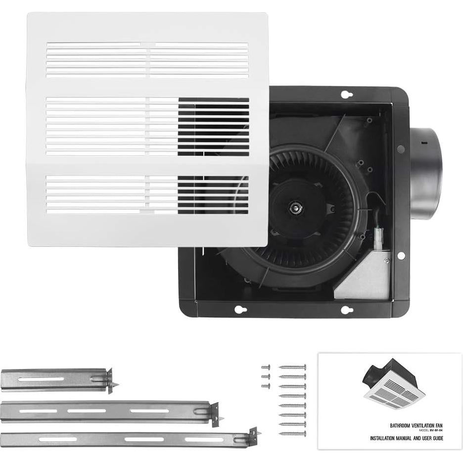 Ventilador Extractor de Baño BV Ultra Silencioso 200 CFM