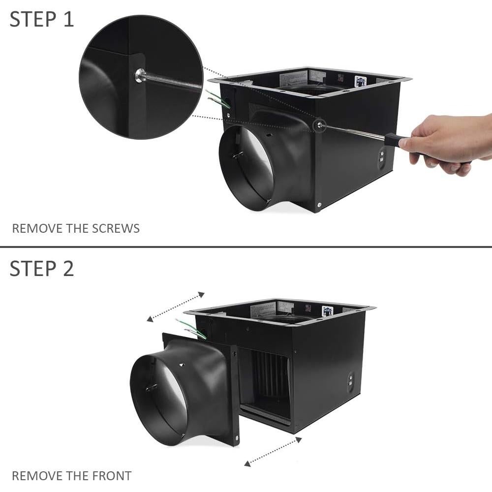 Ventilador Extractor de Baño BV Ultra Silencioso 200 CFM