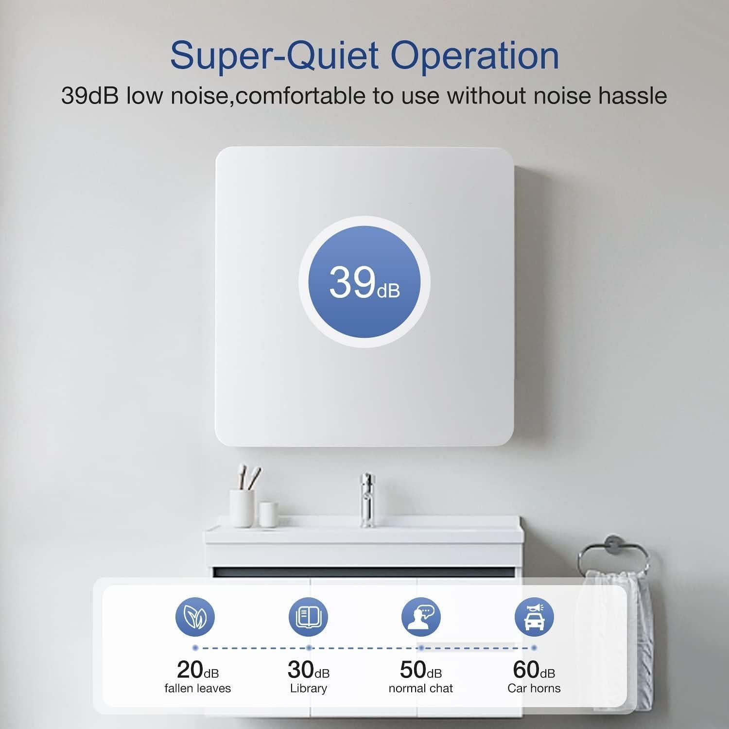 Ventilador de Extracción 6" Fanspex Pro 110 CFM Silencioso 39dB