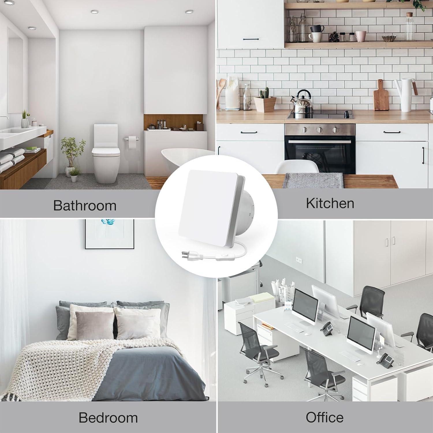 Ventilador de Extracción 6" Fanspex Pro 110 CFM Silencioso 39dB