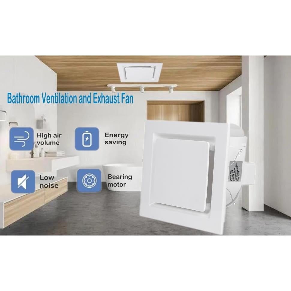 Ventilador Extractor de Baño Aydomer 126 CFM 35W 1.2 Sones