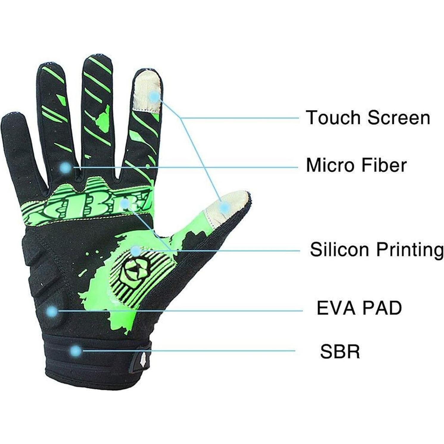 Guantes de Ciclismo BRZSACR Rosa Medianos Antideslizantes