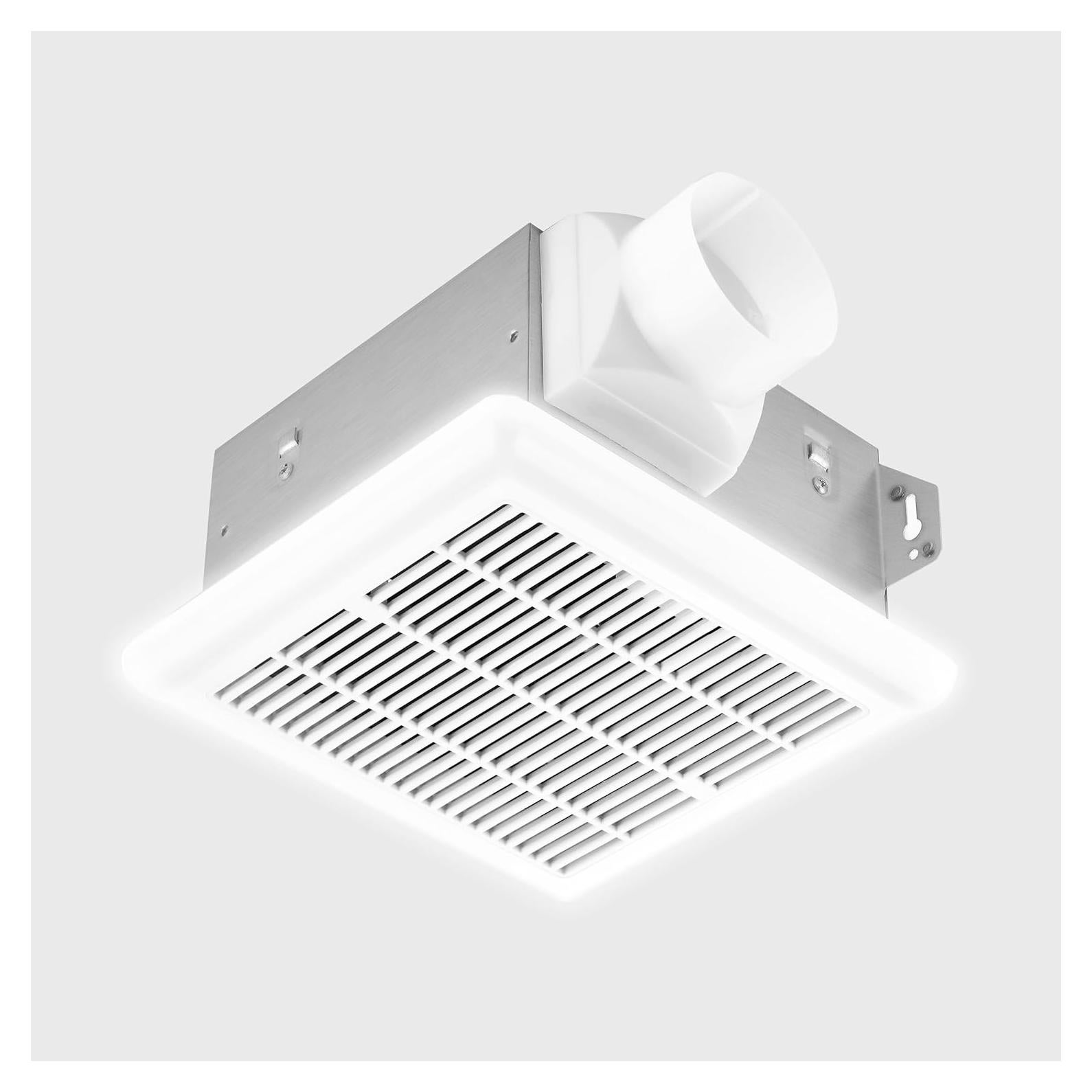 Ventilador de Baño Tech Drive con Luz LED 800lm 70 CFM
